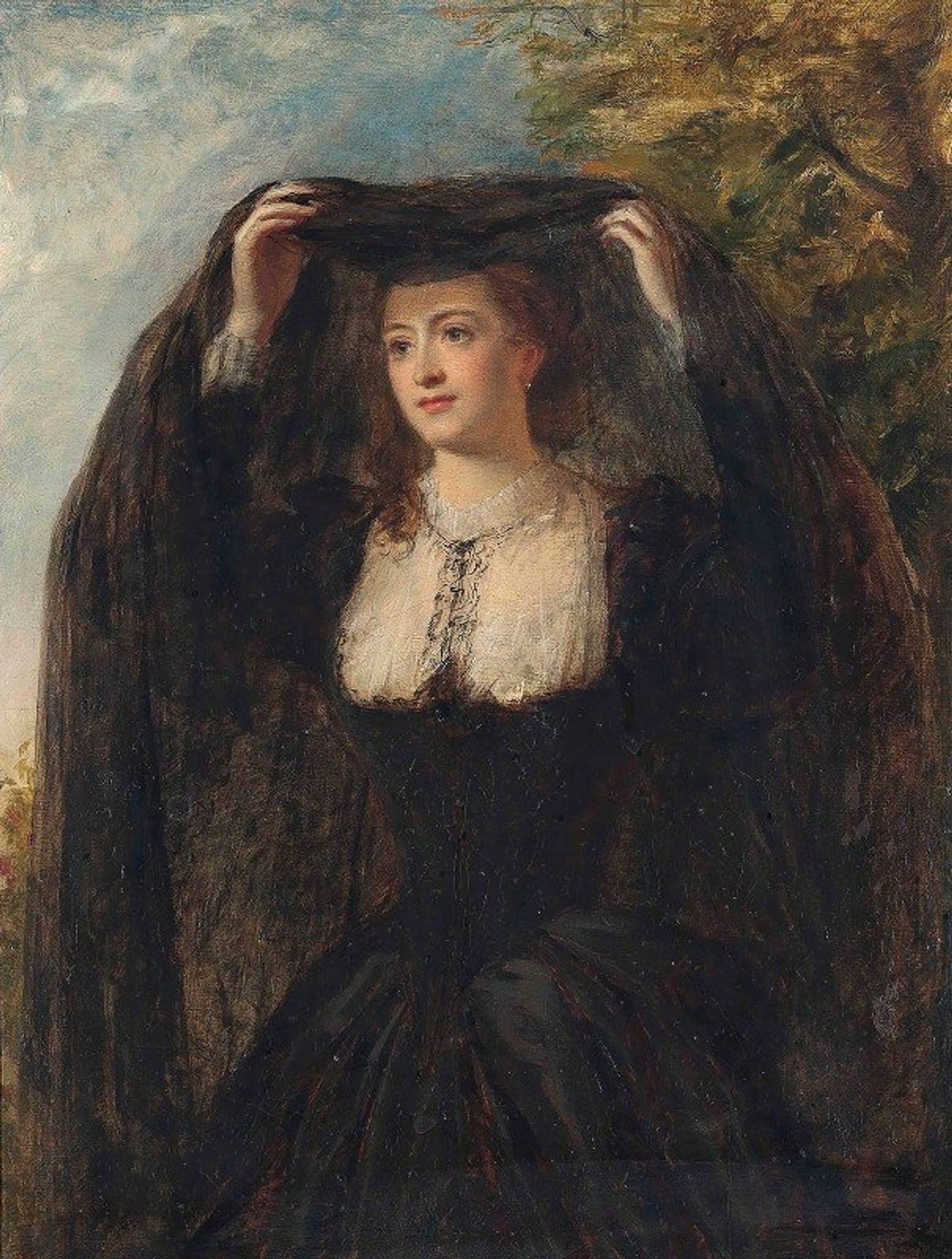 The veil by William Powell Frith