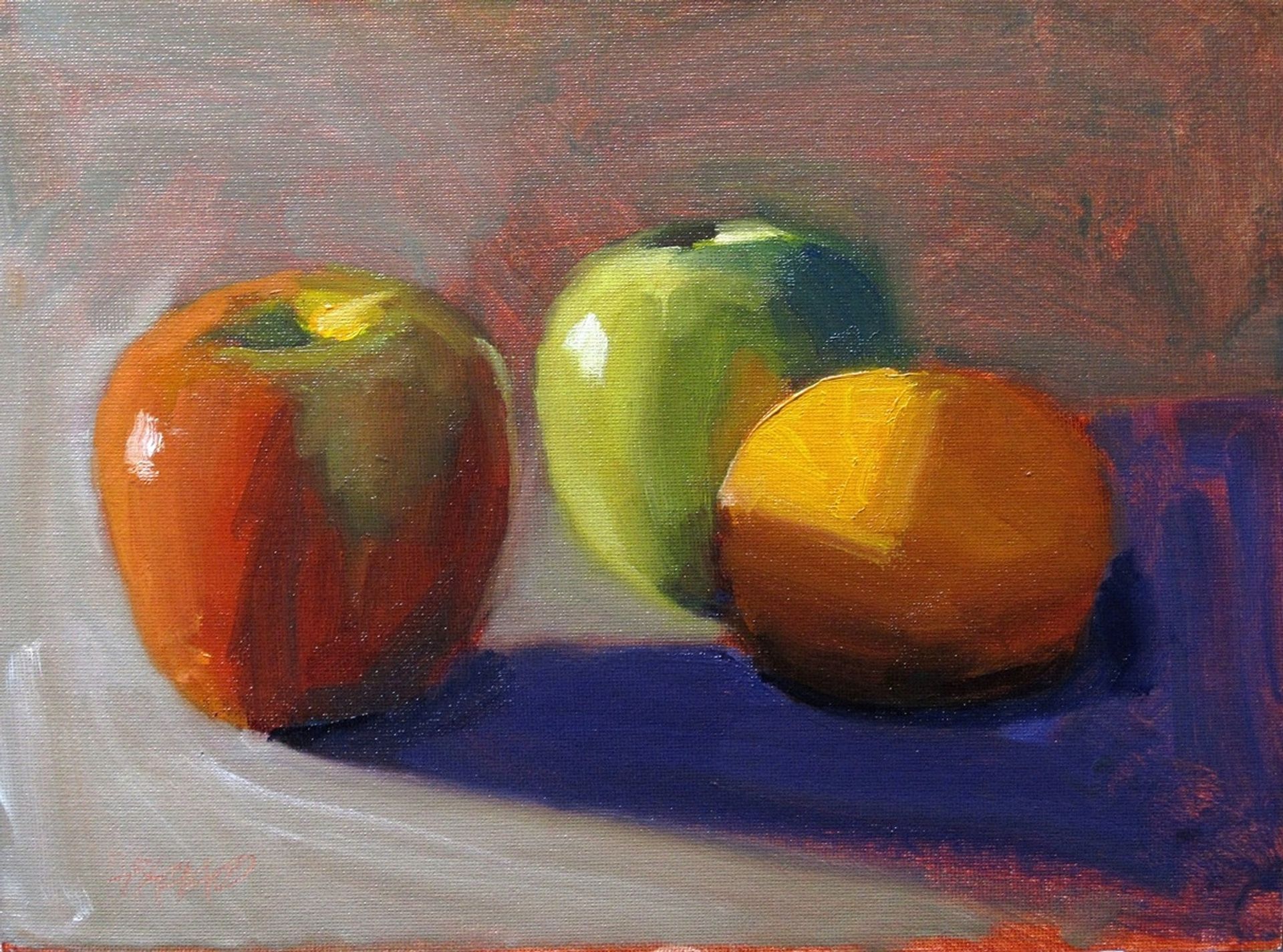 Red, Green And Orange by Dan Graziano