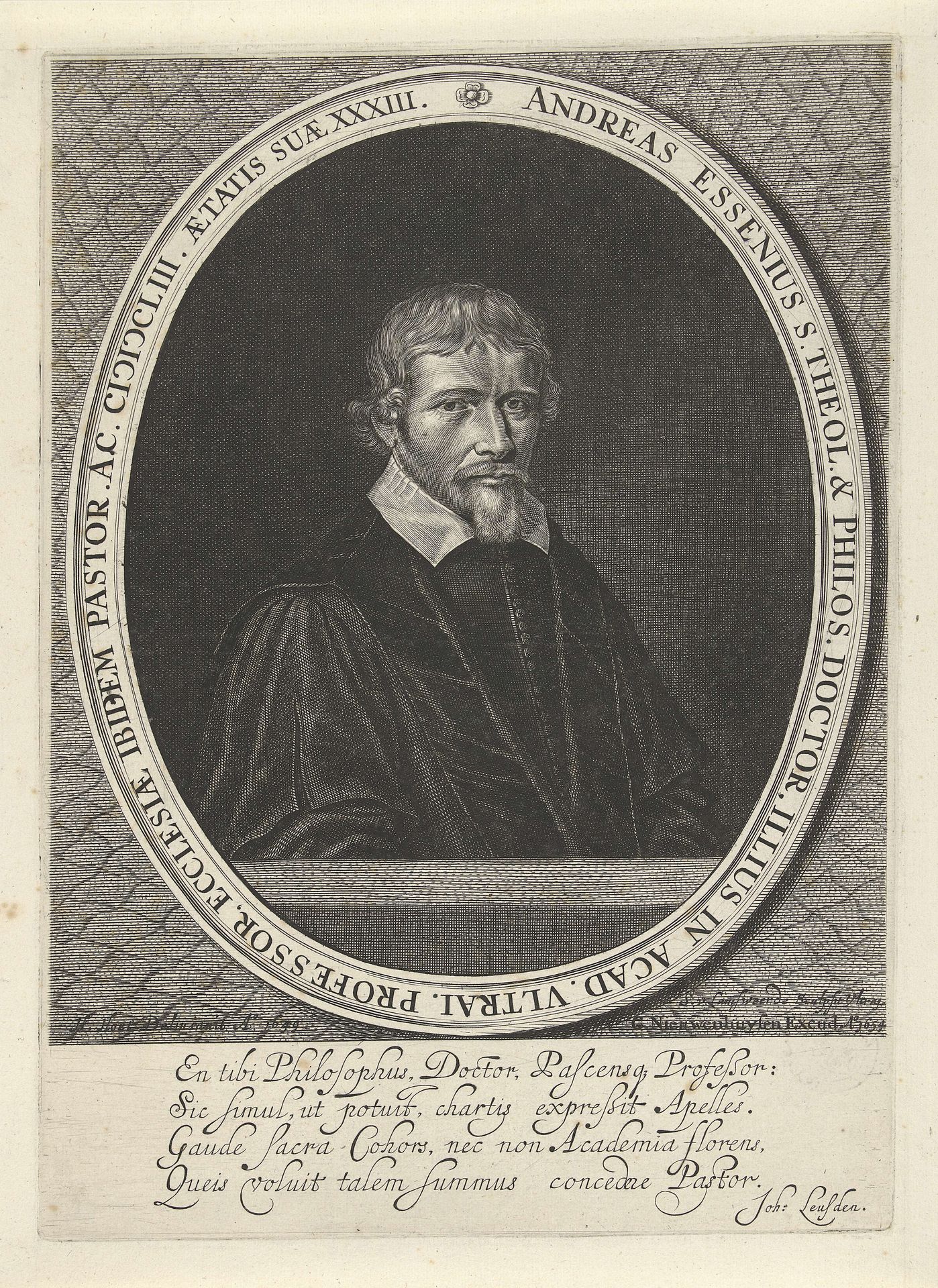 Portret van Andreas Essenius by Steven van Lamsweerde