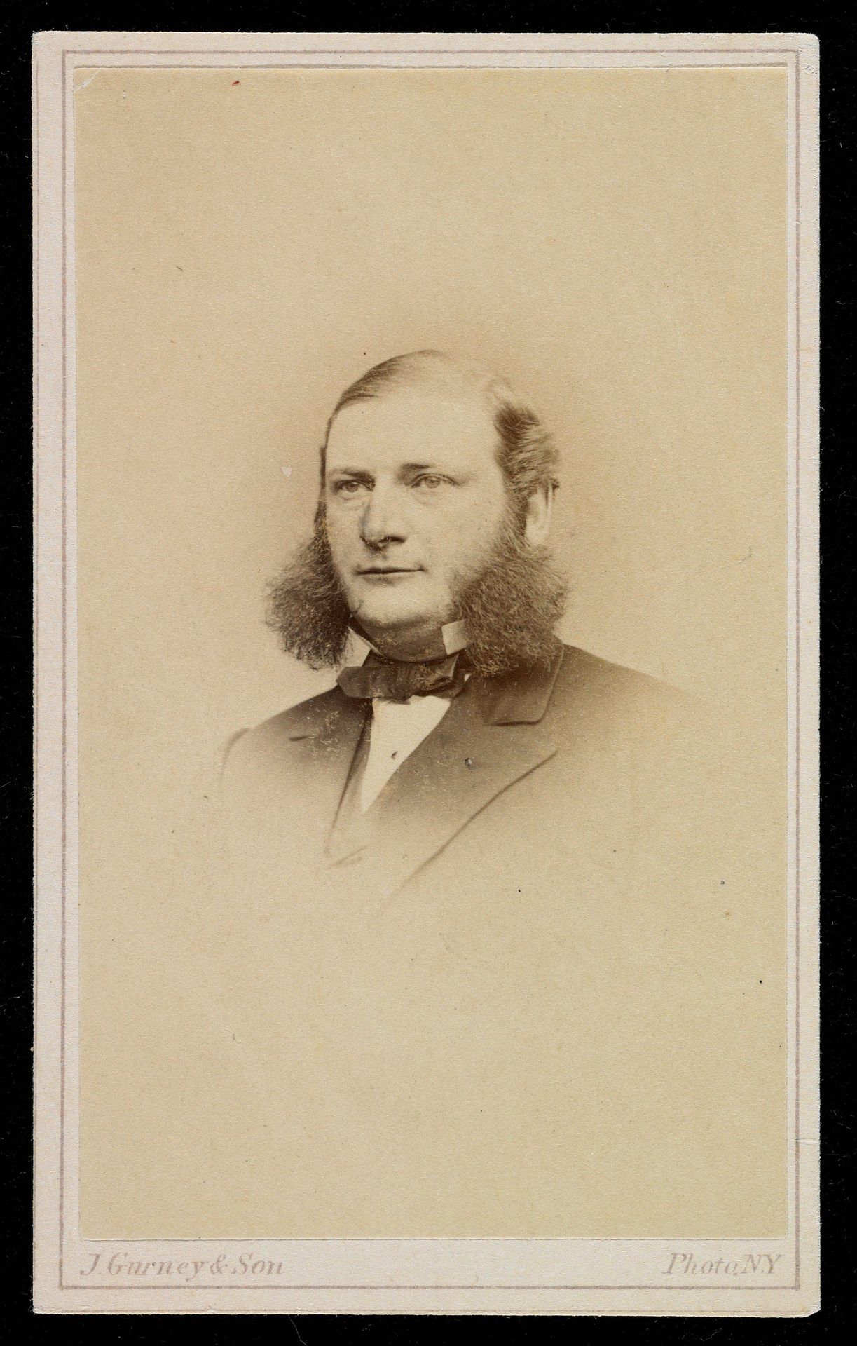 Untitled [portrait of an unidentified man] by Jeremiah Gurney