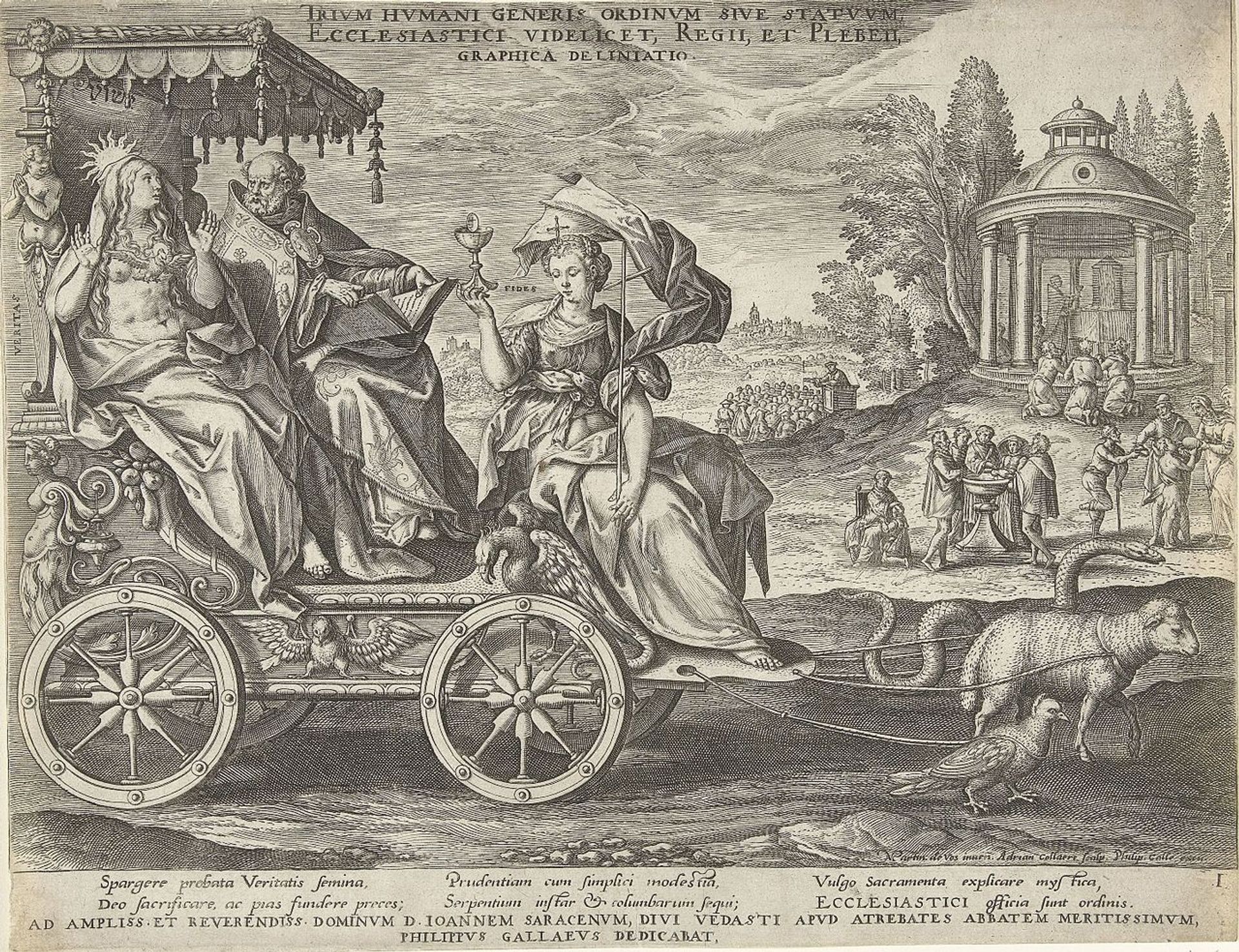 Allegory of the First Estate by Maarten de Vos