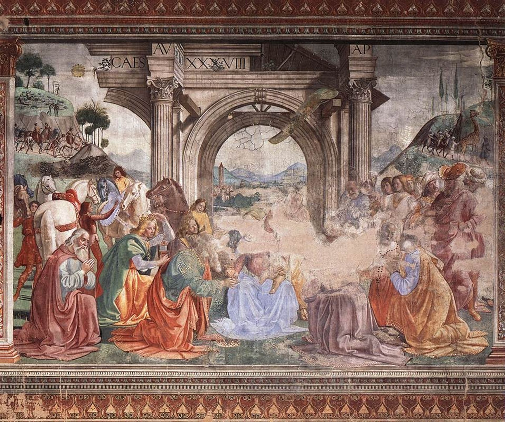 Adoration of the Magi by Domenico Ghirlandaio