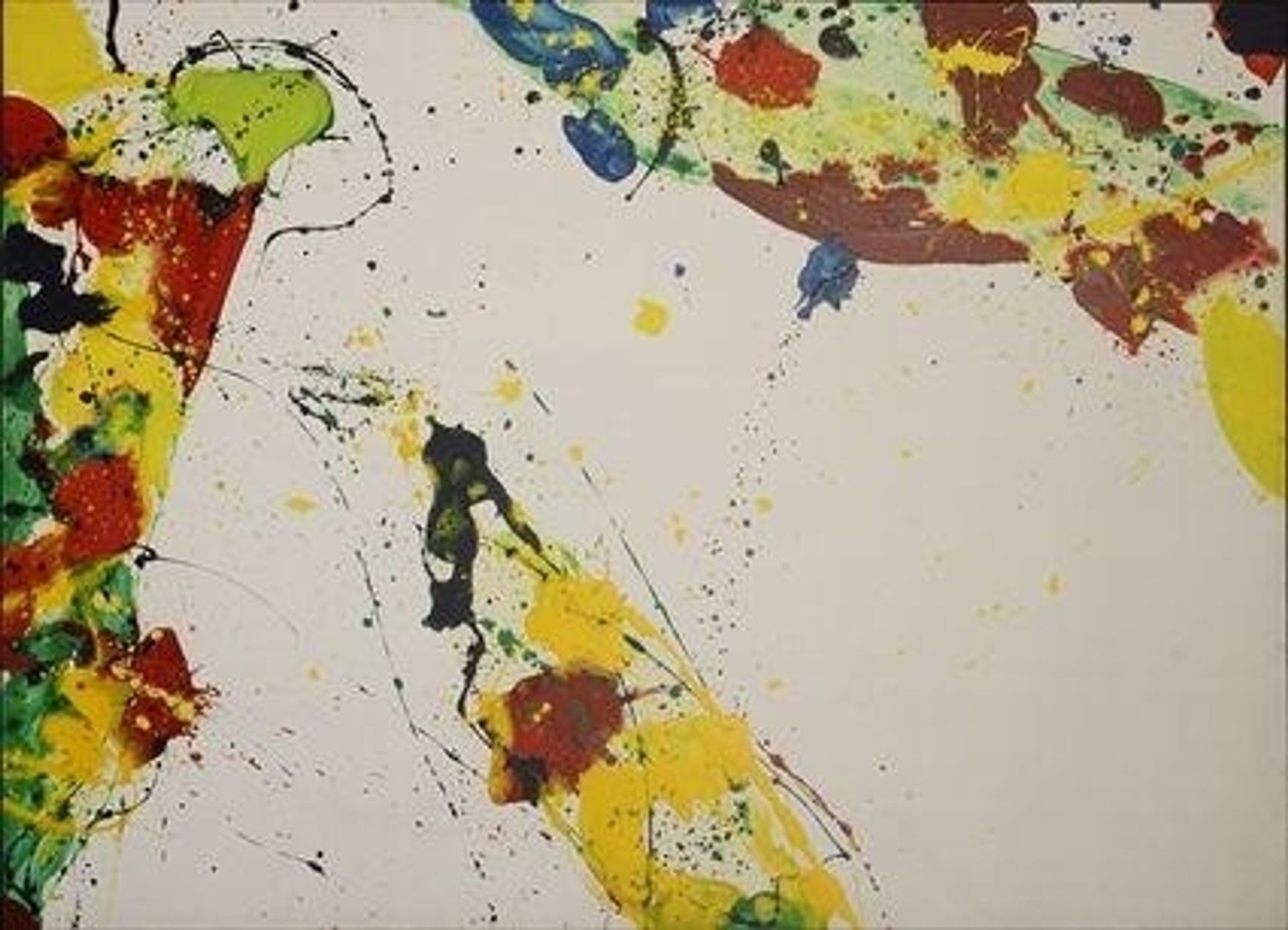 Coral Trails by Sam Francis