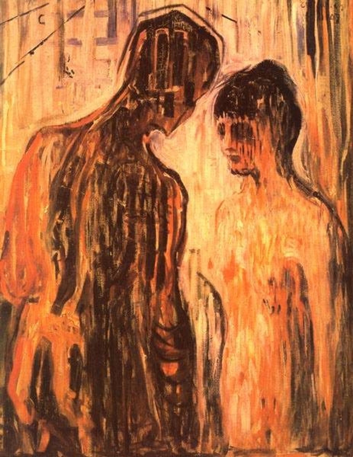Cupid and Psyche by Edvard Munch
