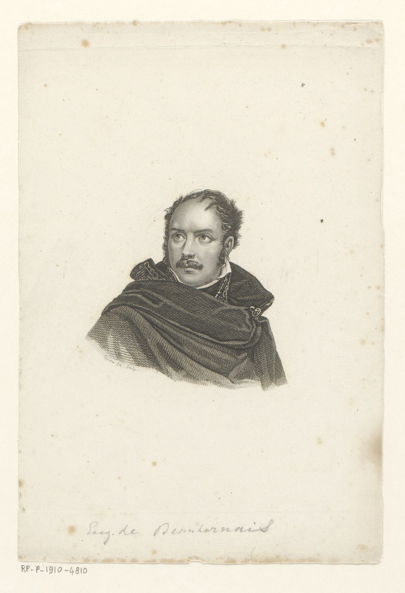 Portret van Eugène de Beauharnais by François Louis Couché