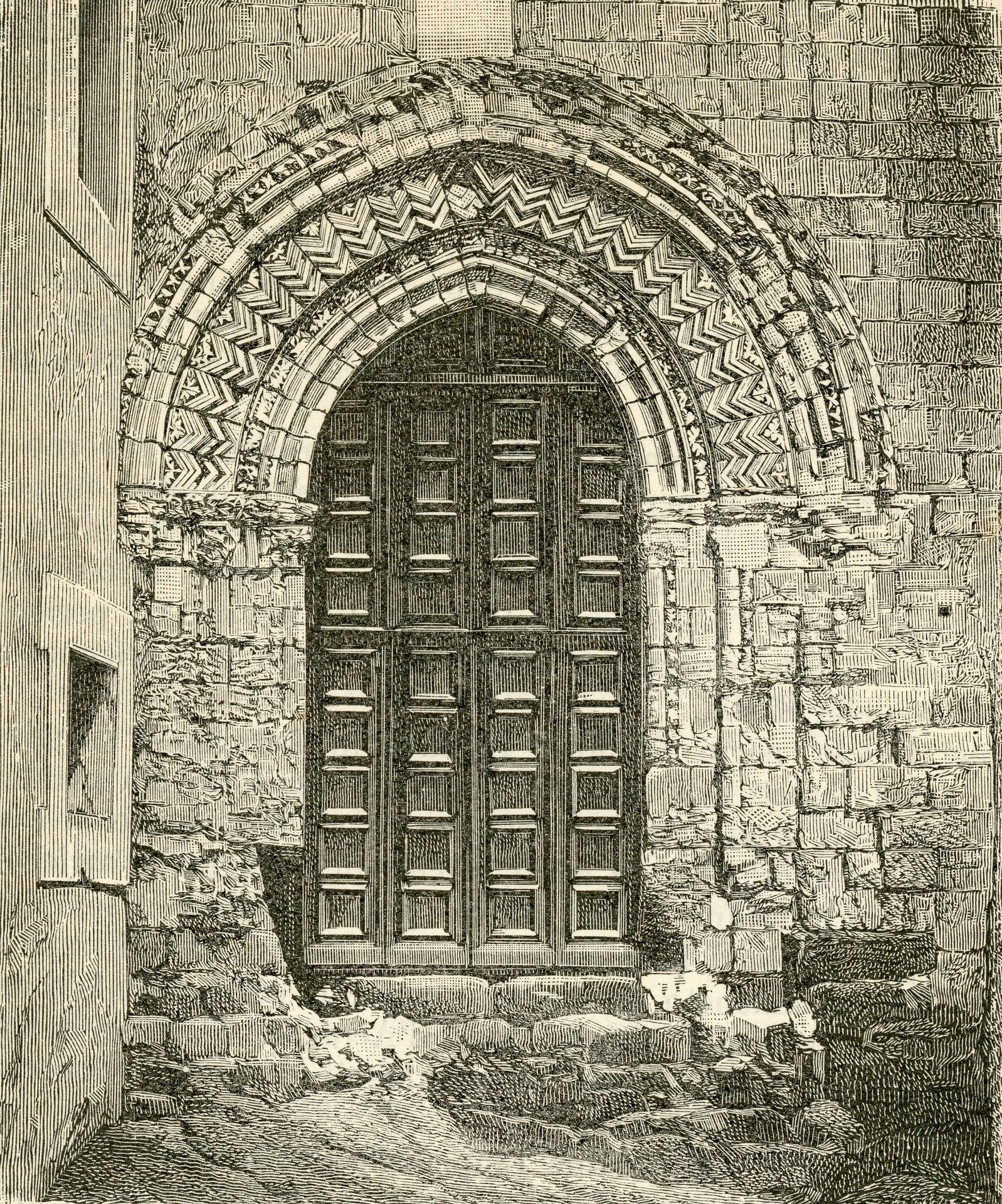 Agrigento Porta Della Chiesa Di San Giorgio by Giuseppe Barberis