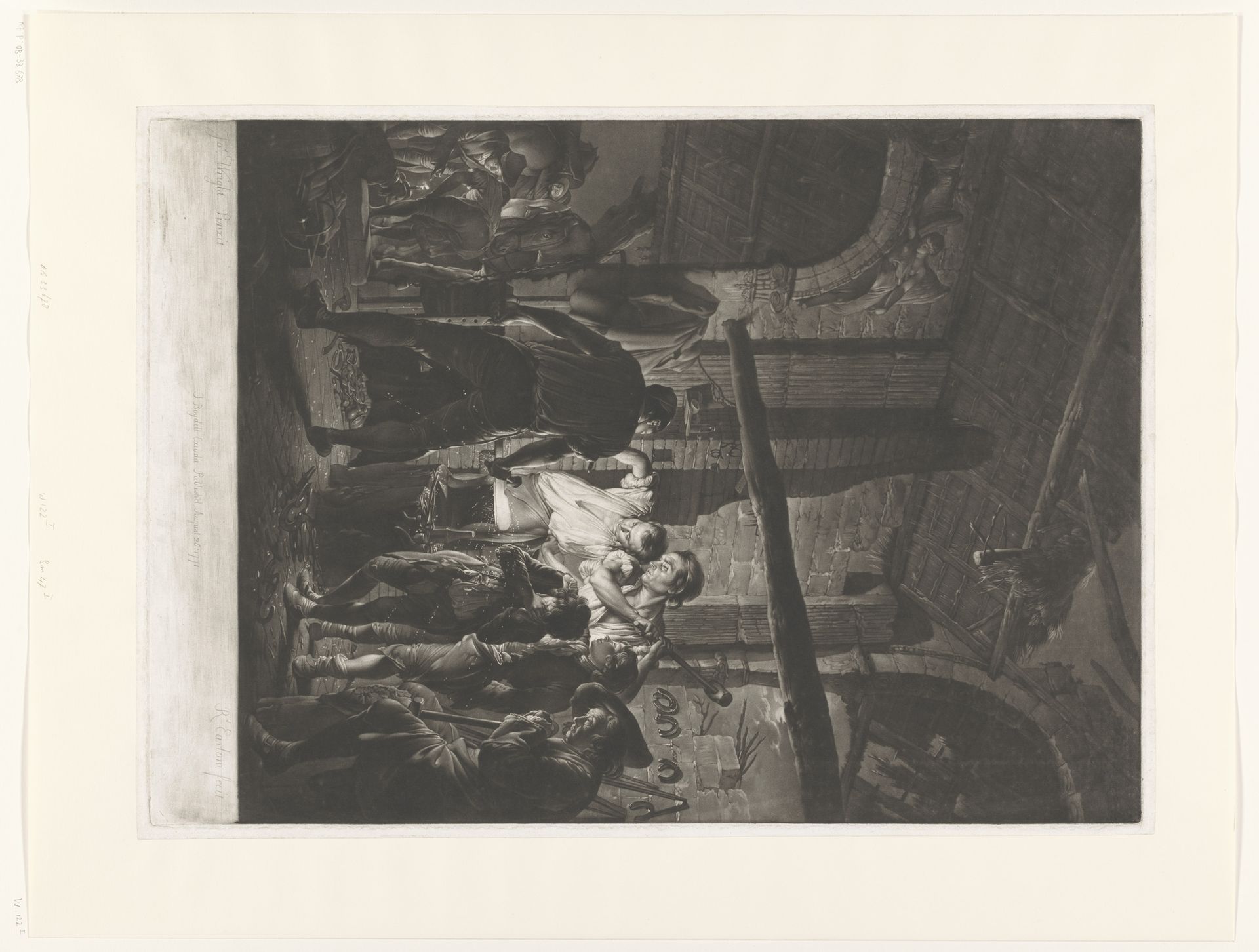 Arbeiders in de smederij by Richard Earlom