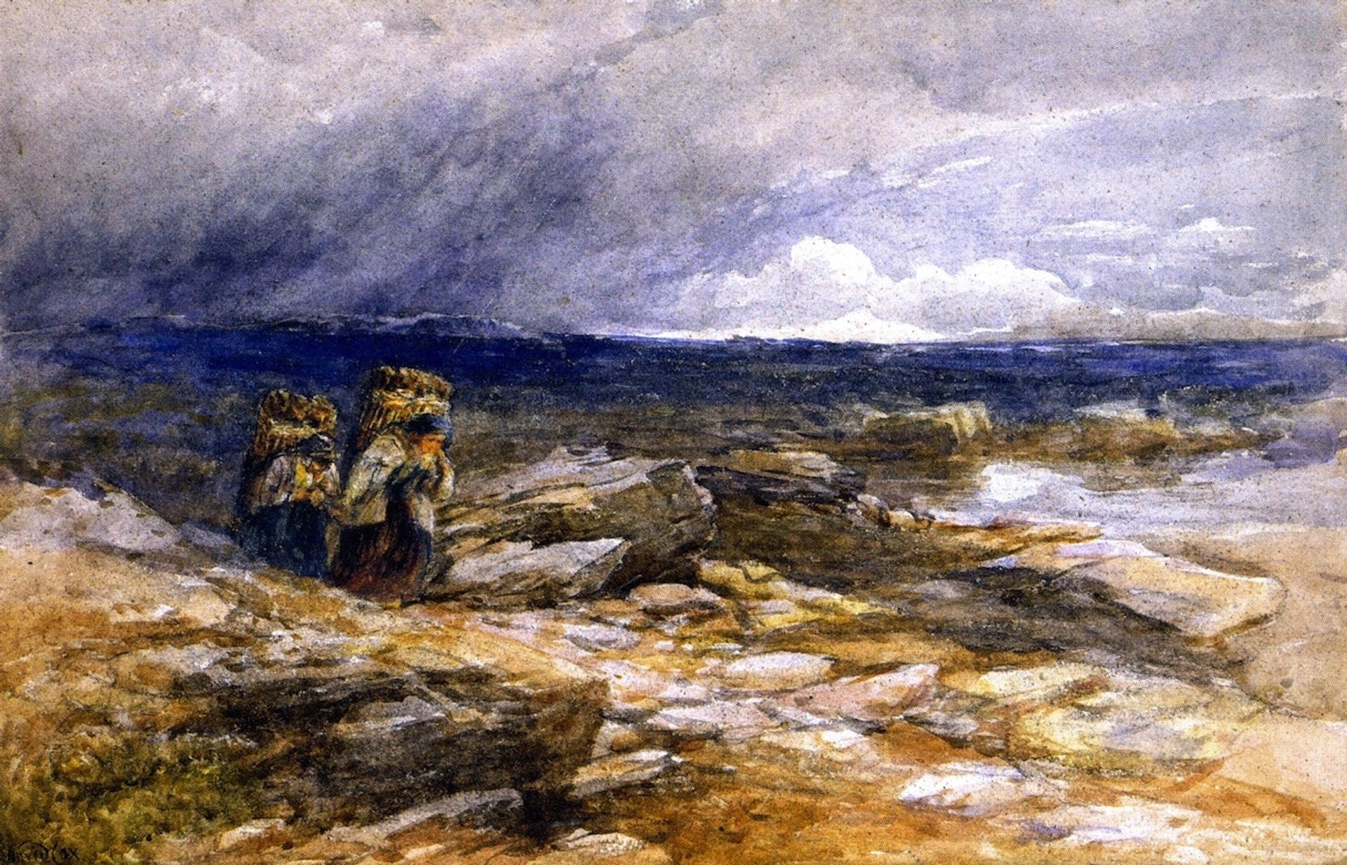 Peat Gatherers by David Cox