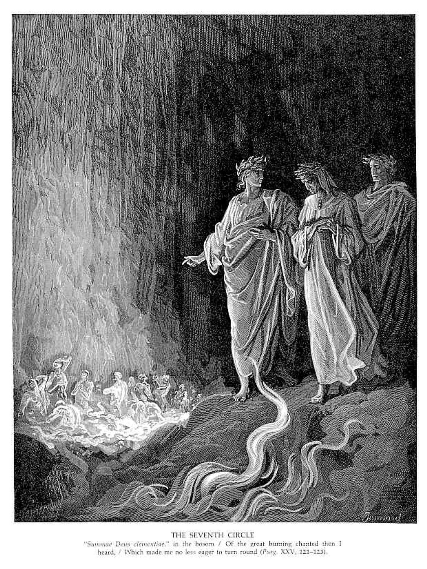 The Seventh Circle II by Gustave Dore