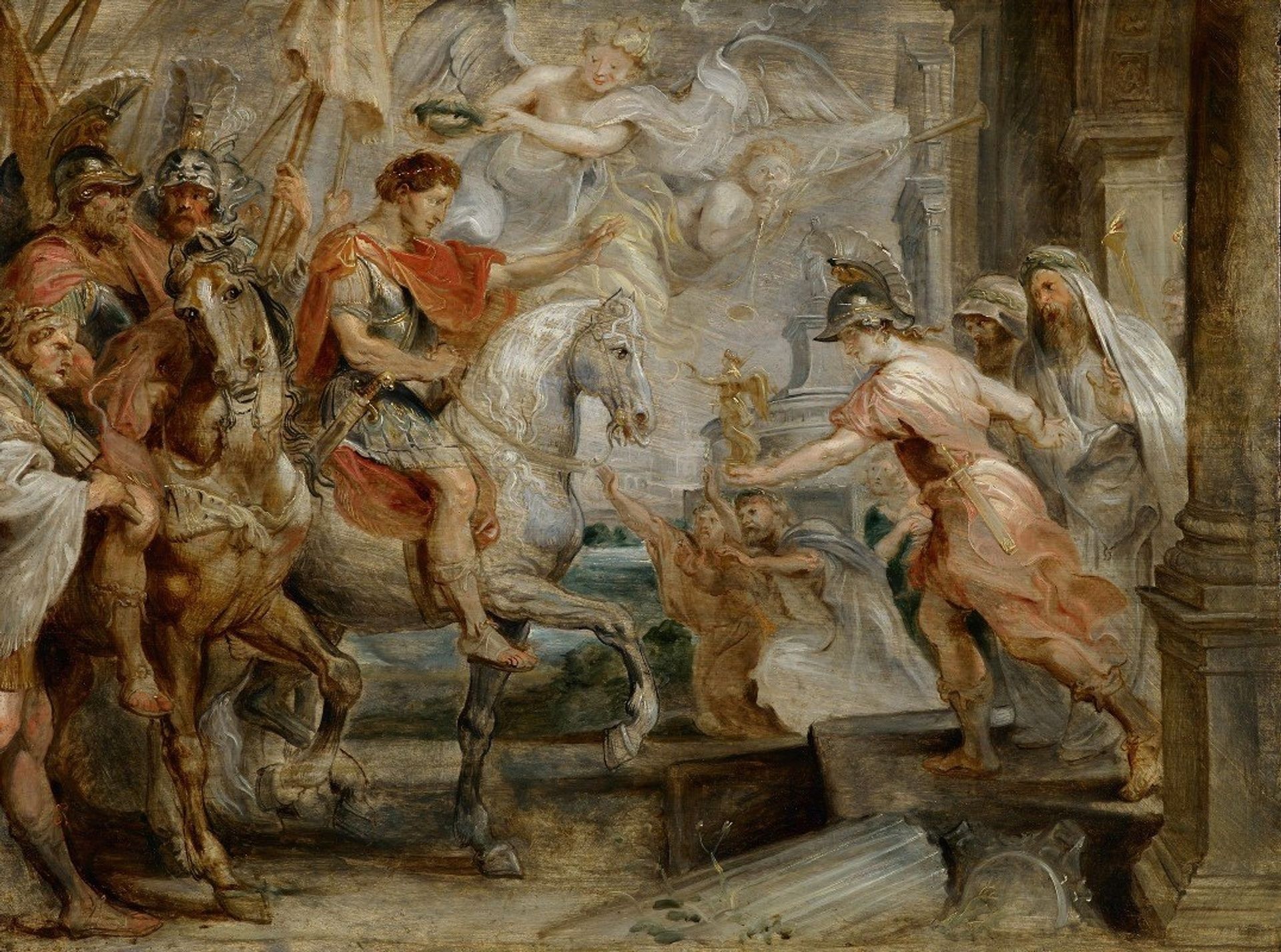 Triumphant Entry Of Constantine Into Rome by Peter Paul Rubens
