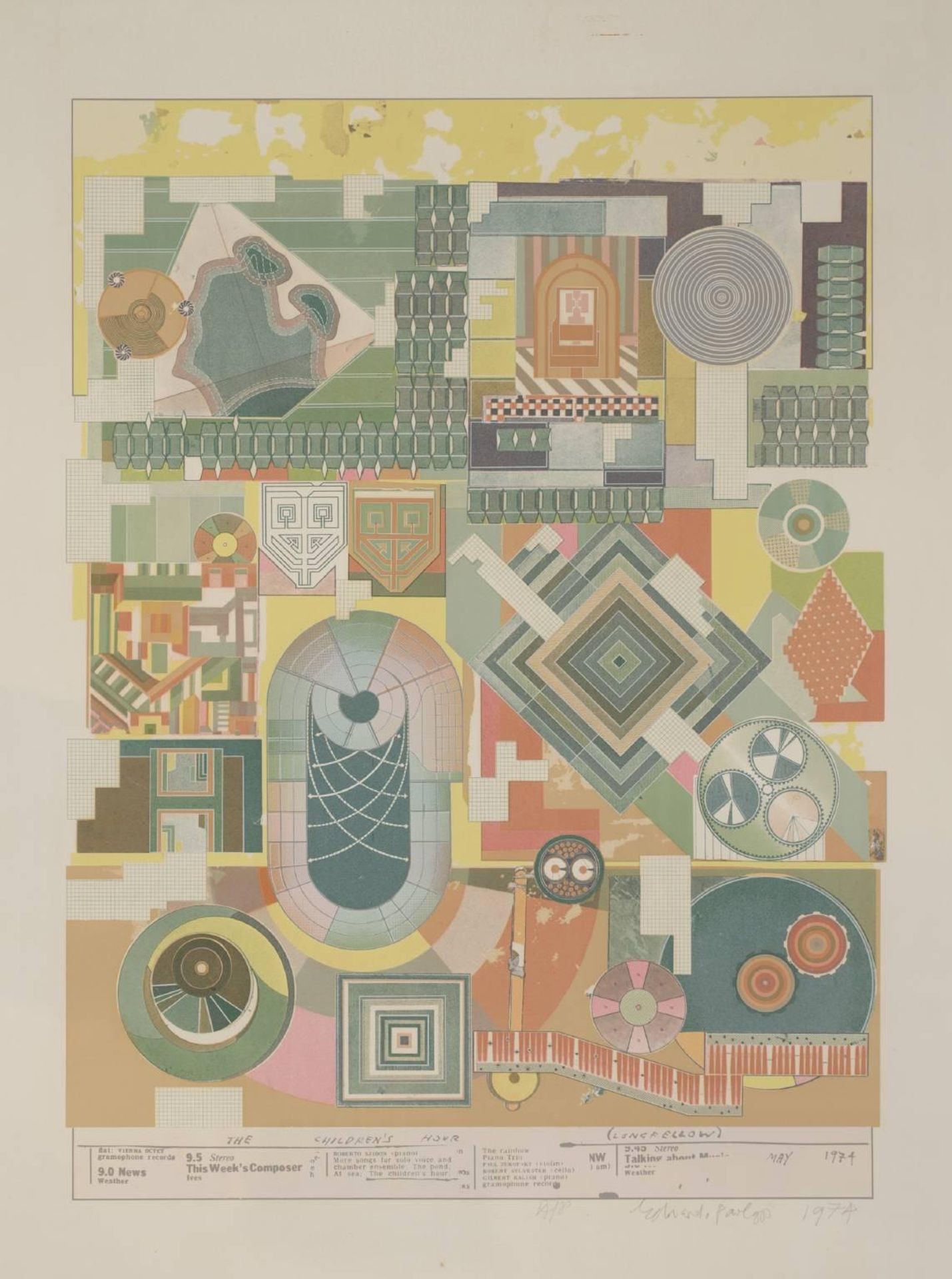 The Children’s Hour by  Sir Eduardo Paolozzi