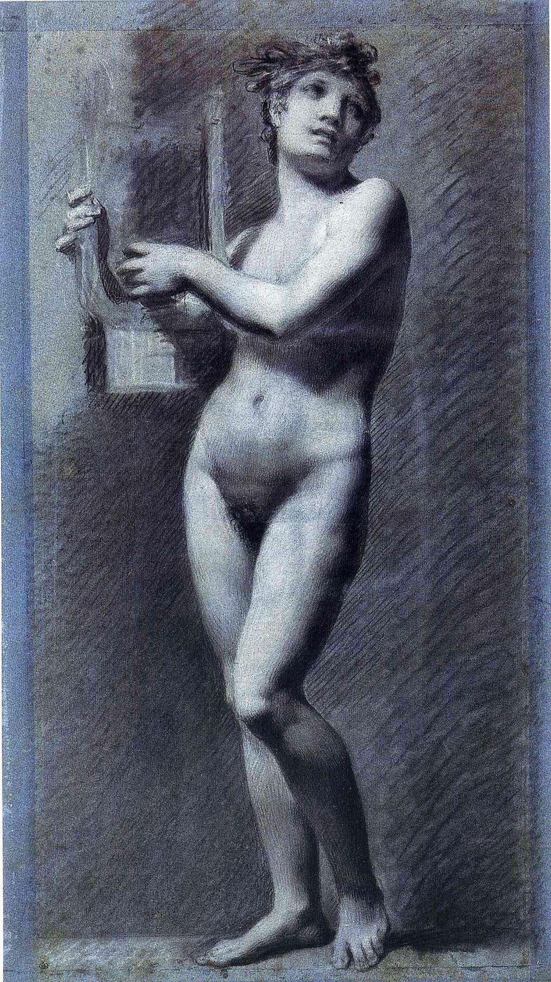 Female nude - Poetry by Pierre-Paul Prud'hon