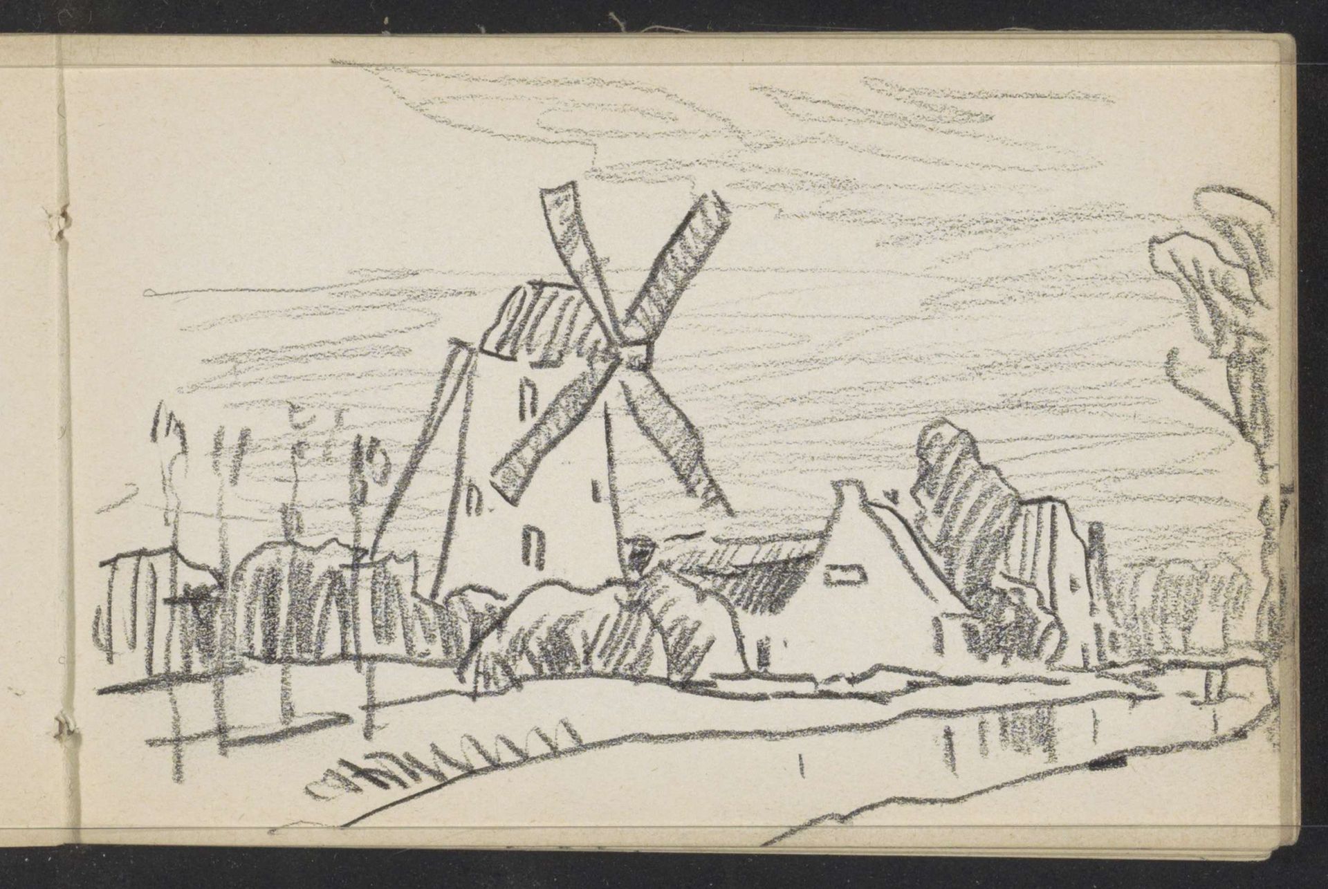 Schellemolen aan de Damse Vaart by Alexander Shilling