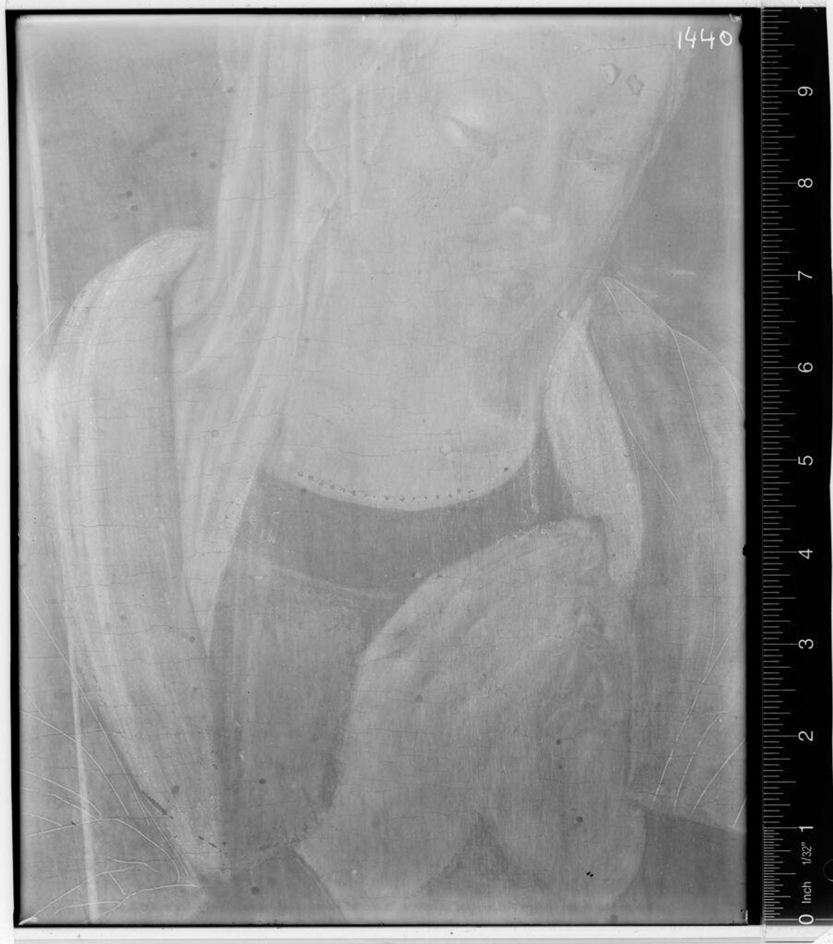X-radiograph(s) of "Madonna and Child" by Artist of original: (?) Neri di Bicci