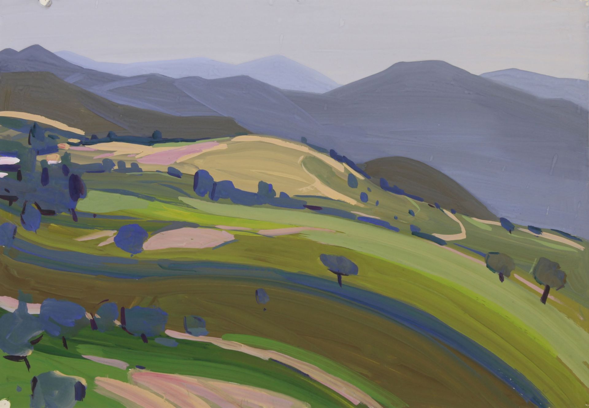 Blue mountains by Yuriy Khymych