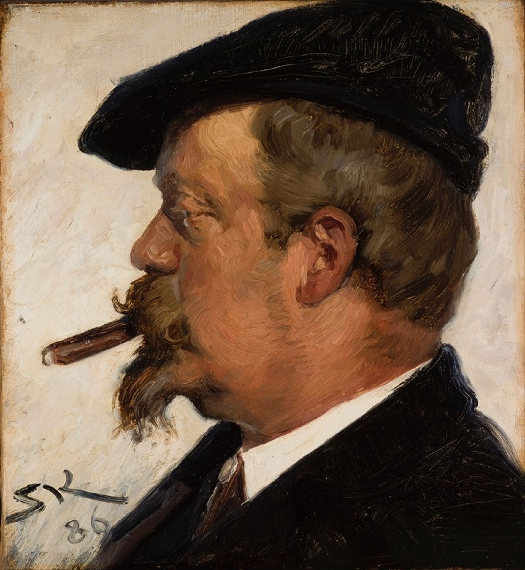 Portrait of Vilhelm Rosenstand by Peder Severin Krøyer