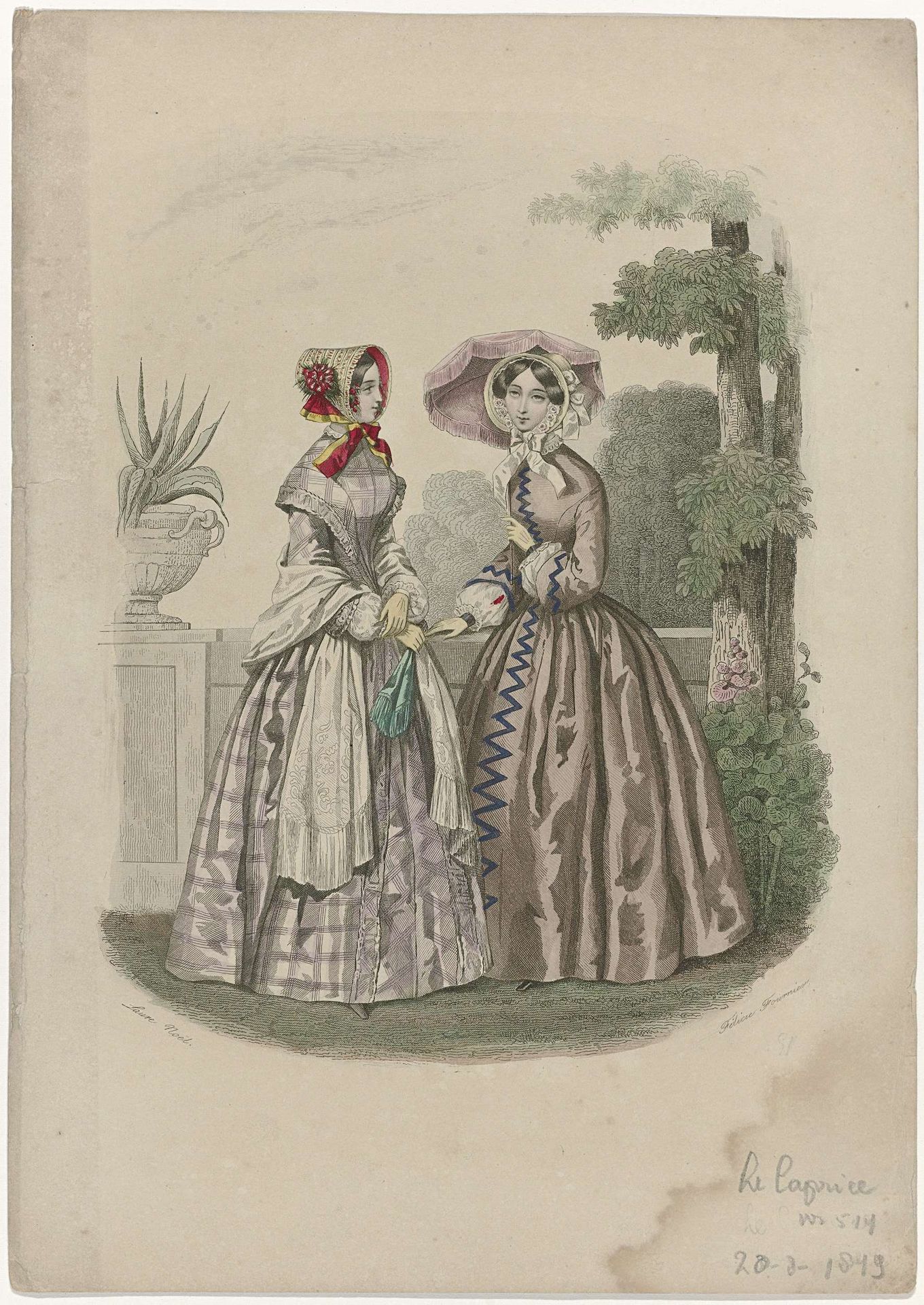 Le Caprice, 20 août 1849, No. 514 by Félicie Schneider