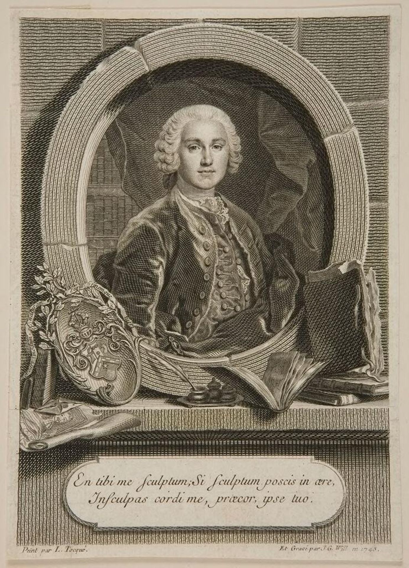 Tycho Hoffmann by Johann Georg Wille