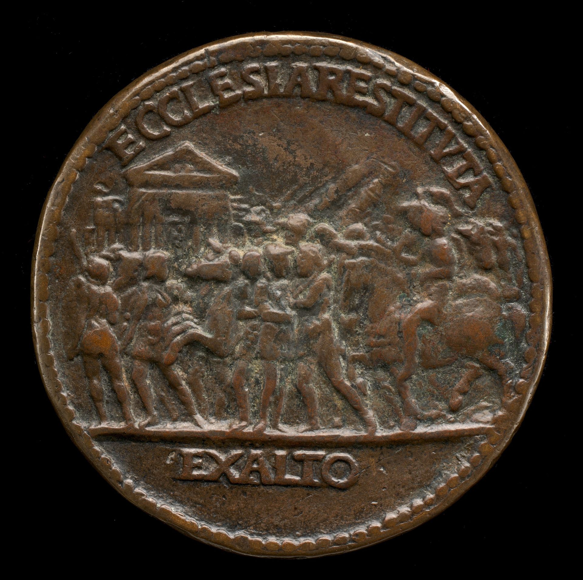 Triumphal Procession [reverse] by Cristoforo di Geremia