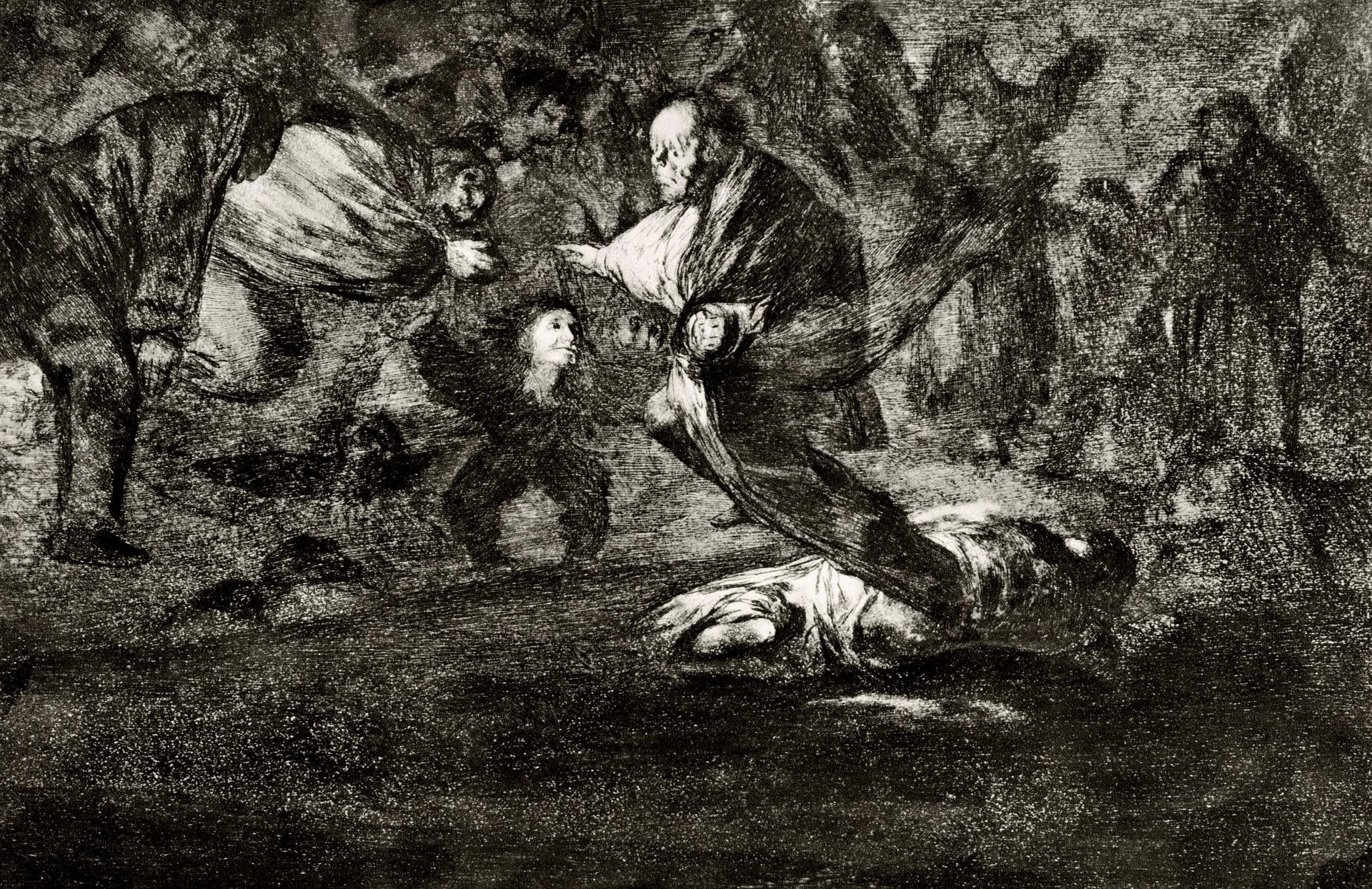 Absurdity funeral by Francisco de Goya