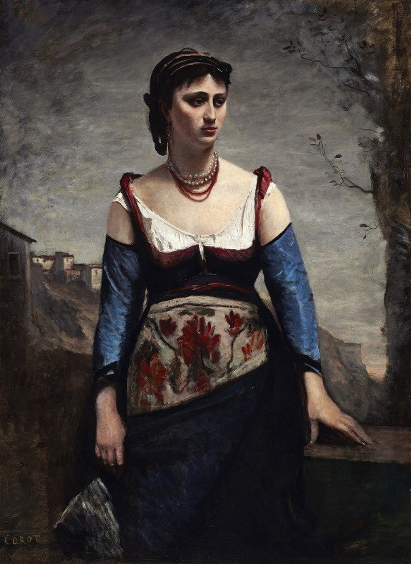 Agostina by Camille Corot