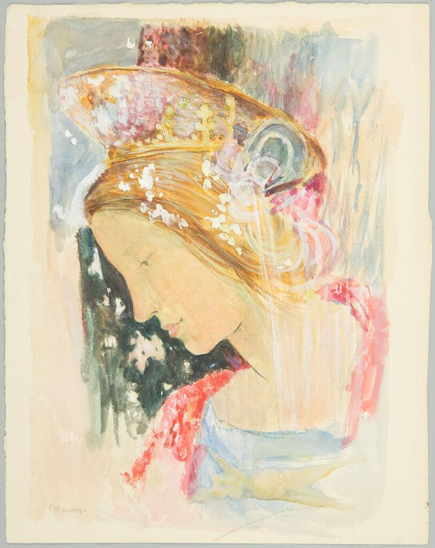 Saint Catherine of Alexandria, after Filippino Lippi by Joseph Smith