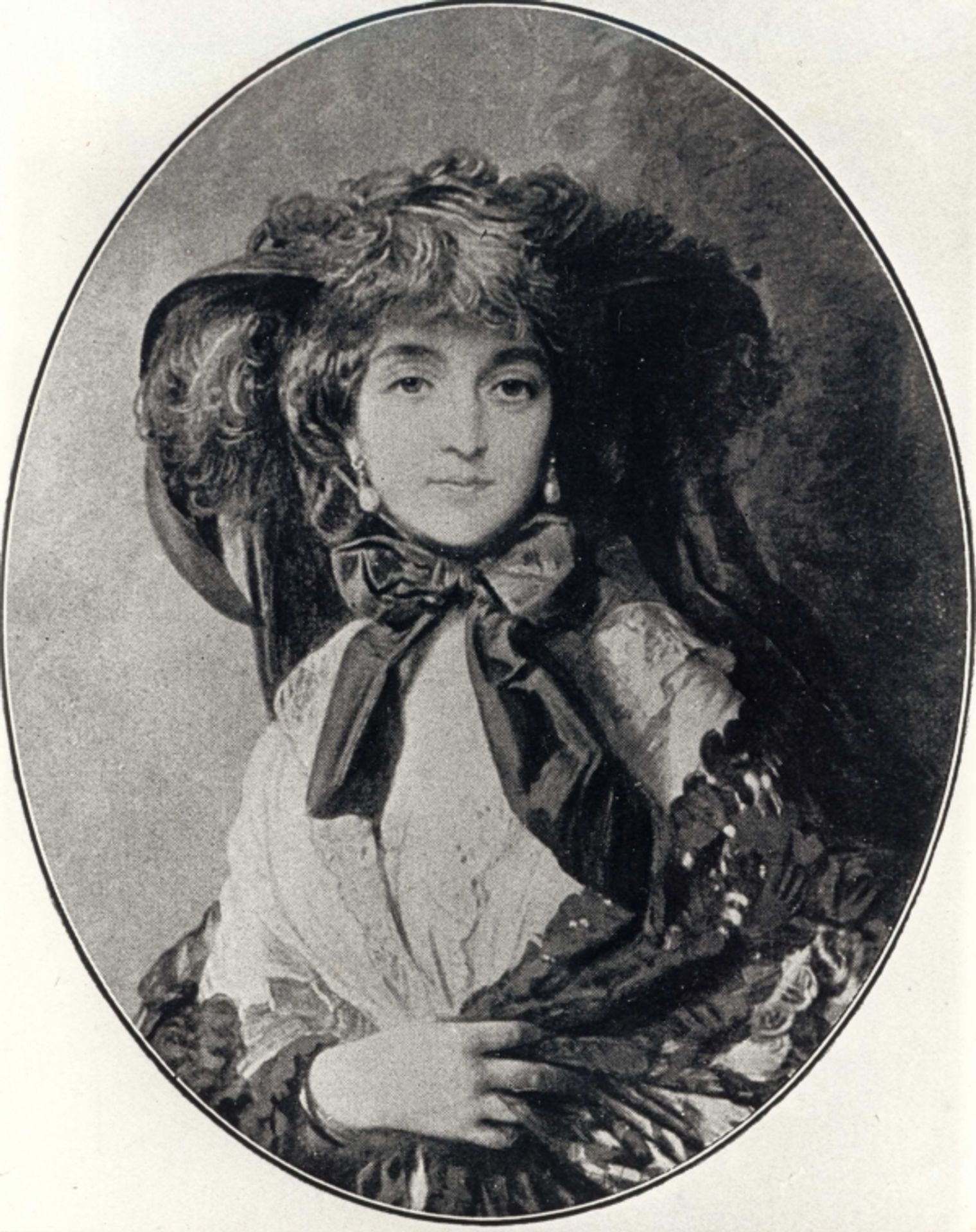 Portrait of Katarzyna Potocka née Branicka, wife of Adam Potocki by Franz Xaver Winterhalter