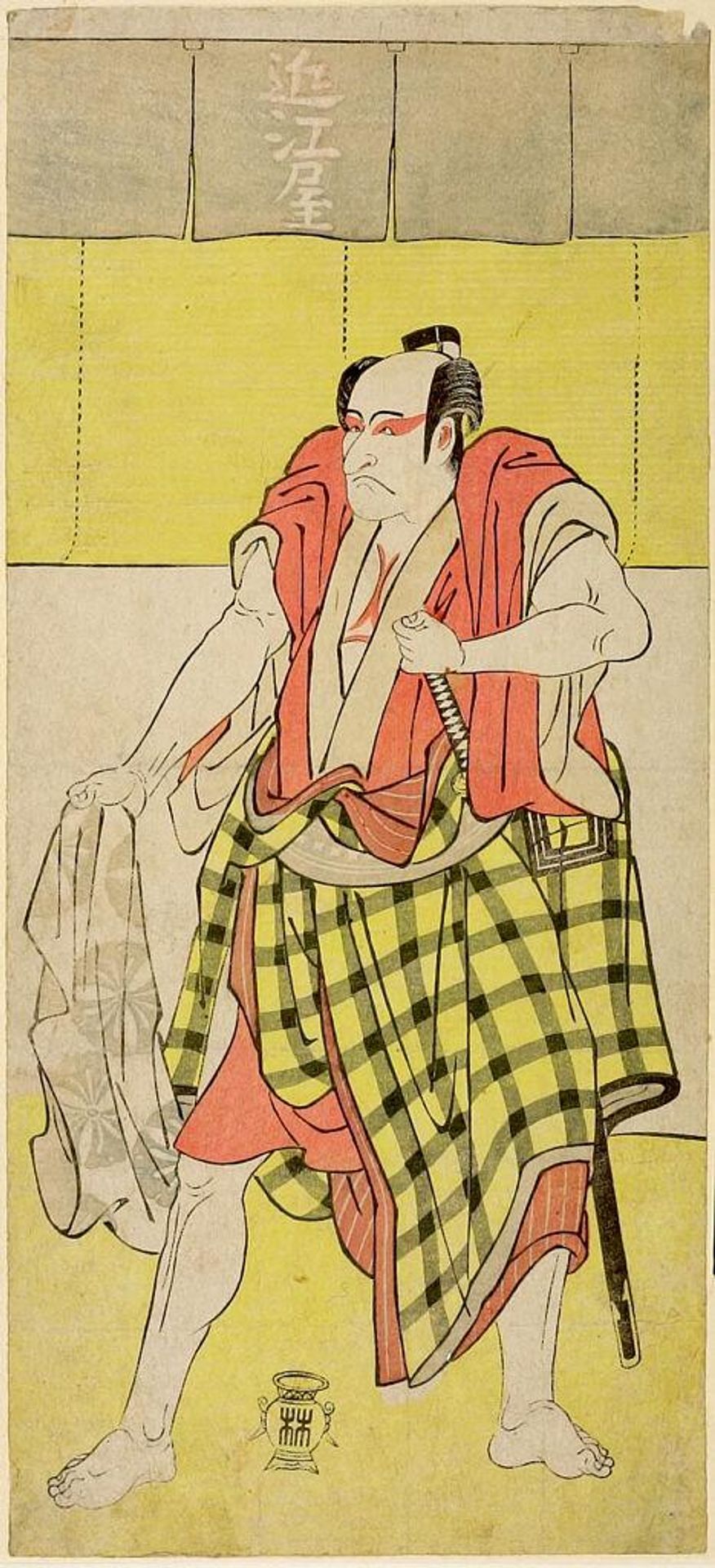 Actor Matsumoto KoshirÅ AS AN OTOKODATE by Katsukawa ShunkÅ