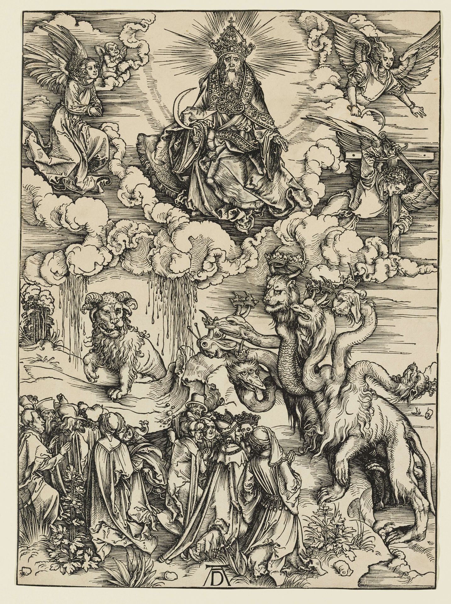 Beast with Two Horns Like a Lamb by Albrecht Durer