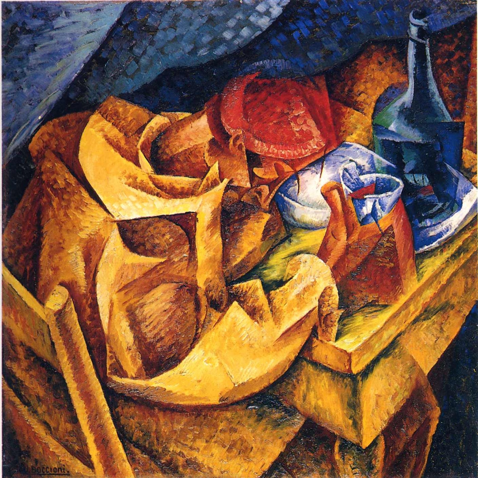 The Drinker by Umberto Boccioni