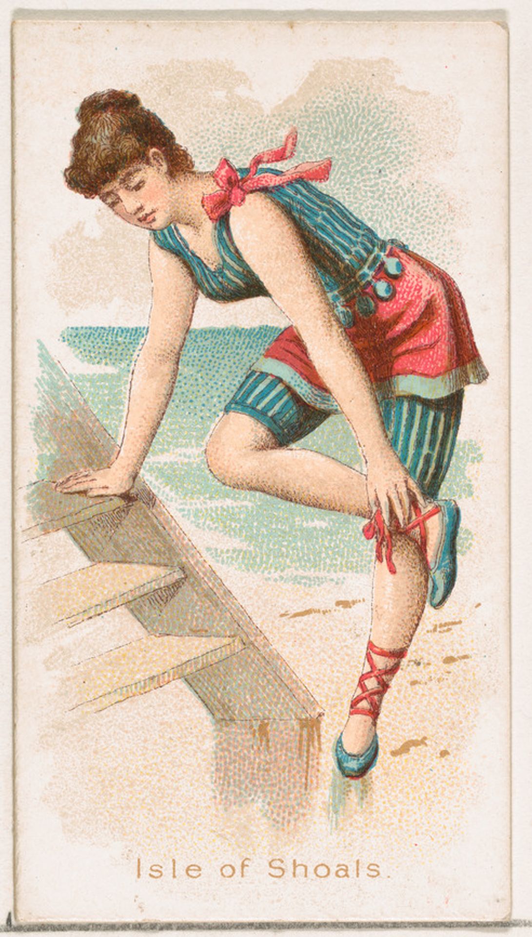 Isle of Shoals, from the Fancy Bathers series (N187) issued by Wm. S. Kimball & Co. by William S. Kimball & Company