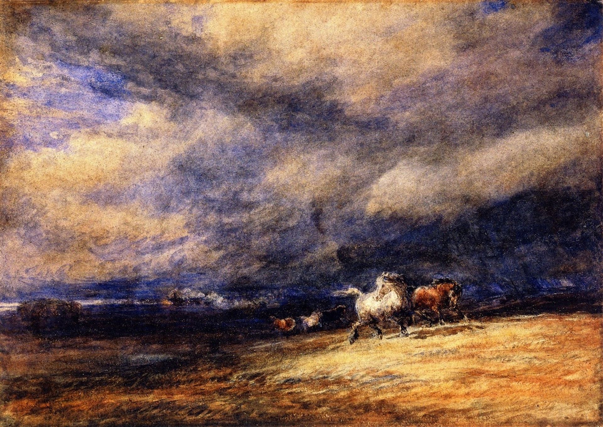 The Night Train by David Cox
