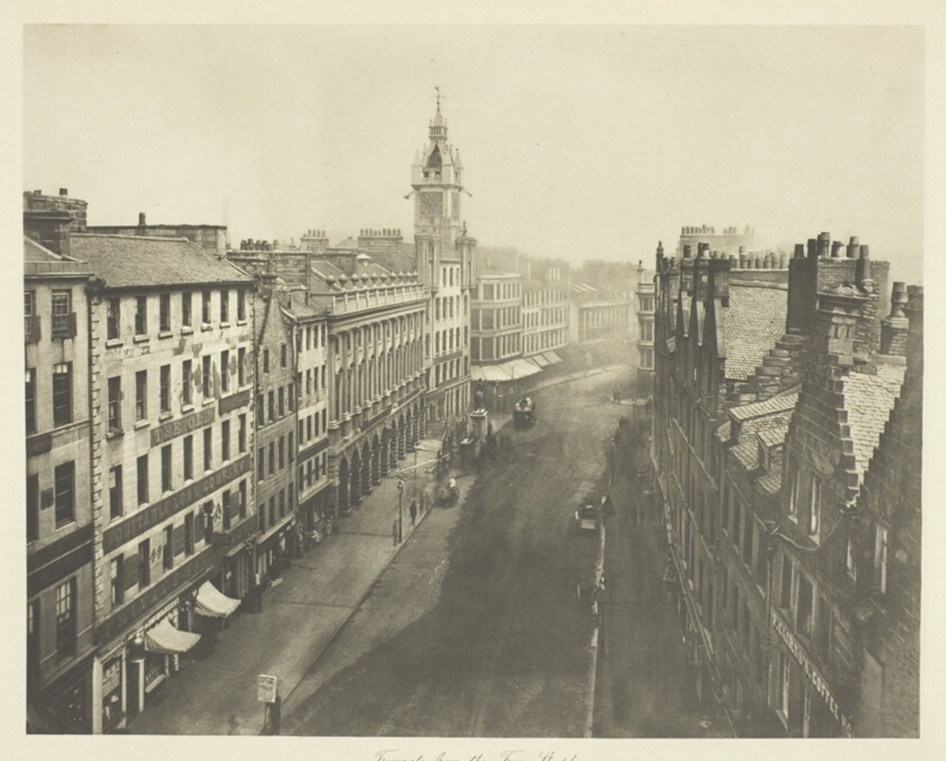 Trongate from the Tron Steeple by Thomas Annan