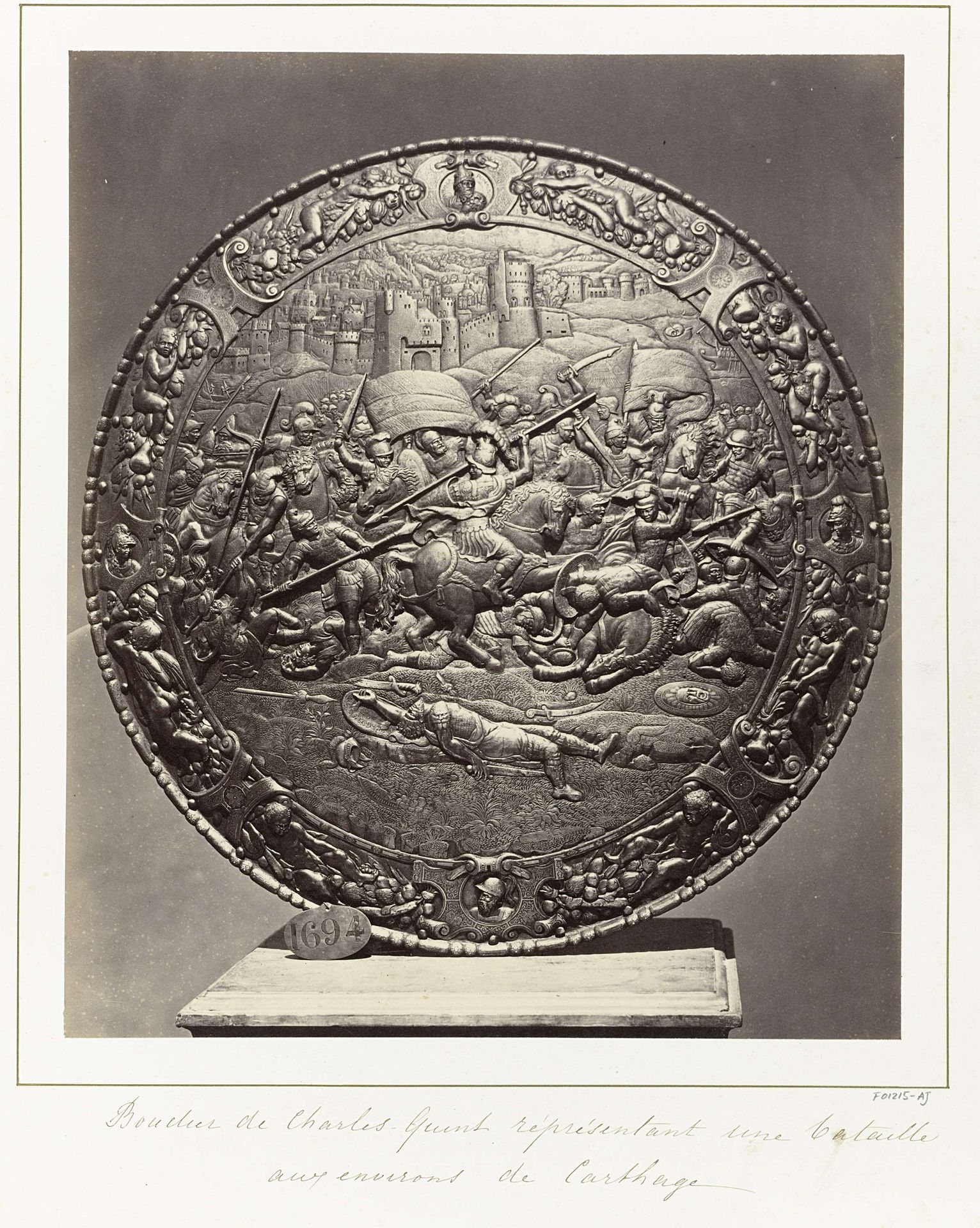 Schild van keizer Karel V by Charles Clifford