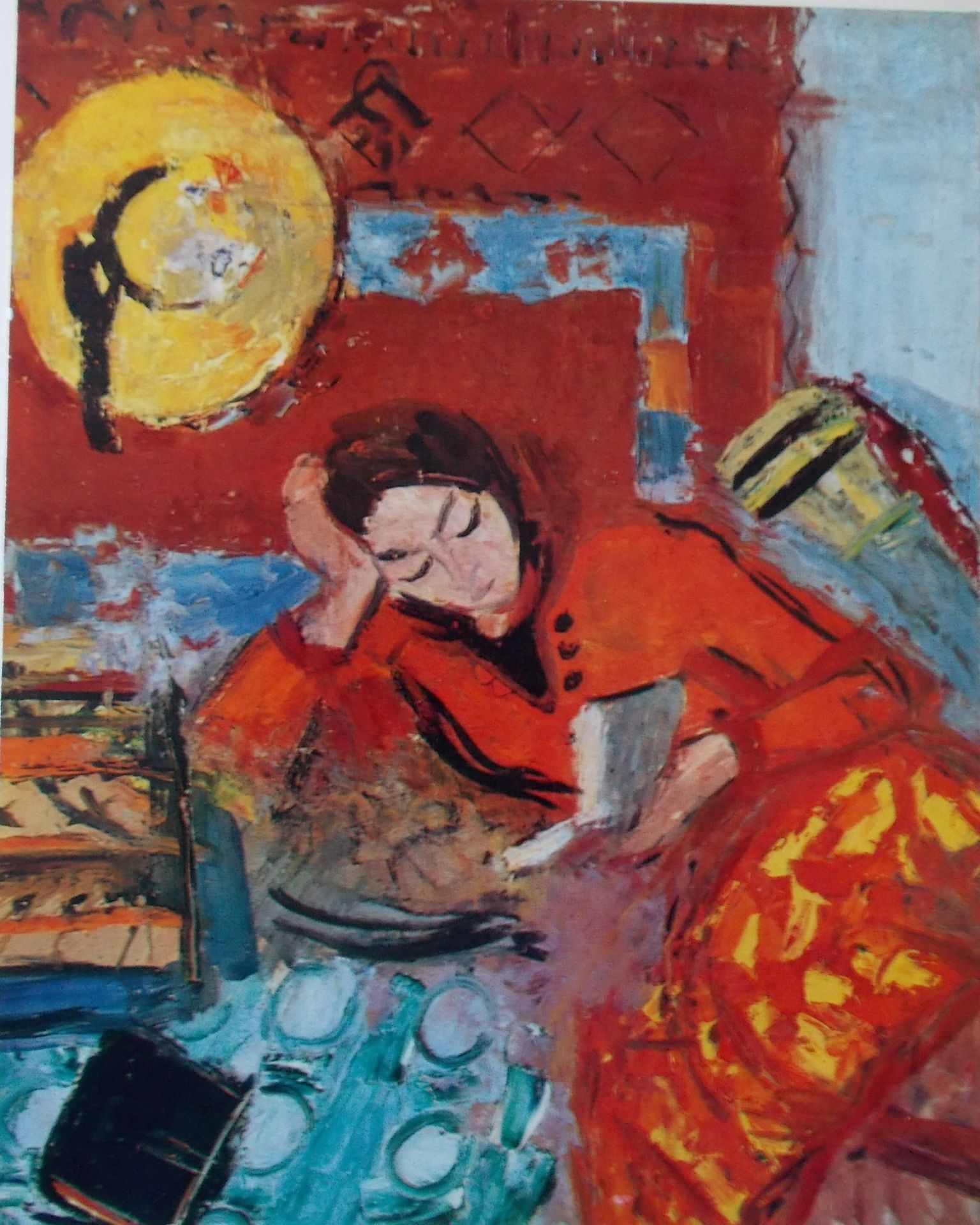 Interior with Woman by Alexandru Ciucurencu