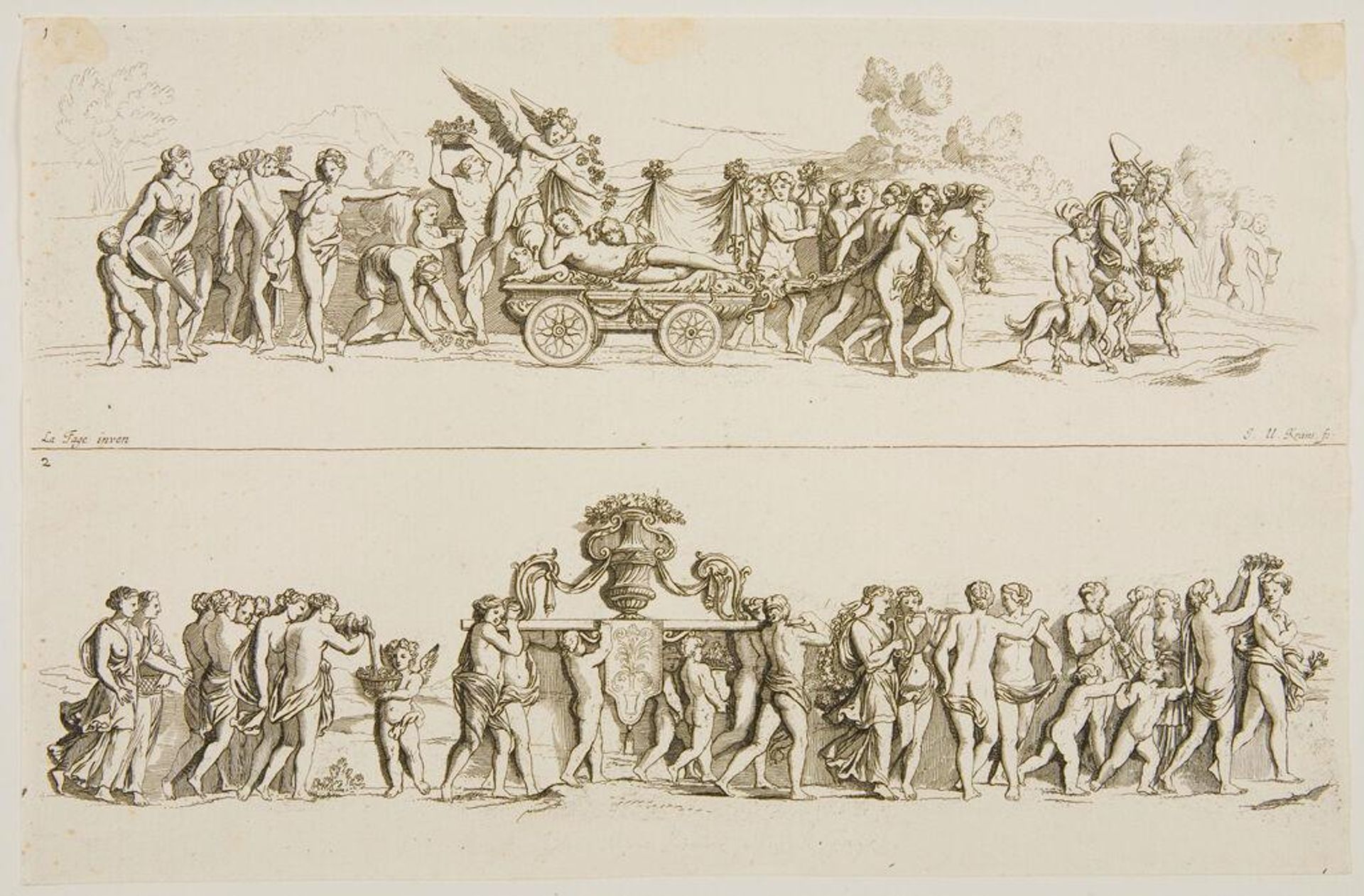 Frieze by Johann Ulrich Kraus