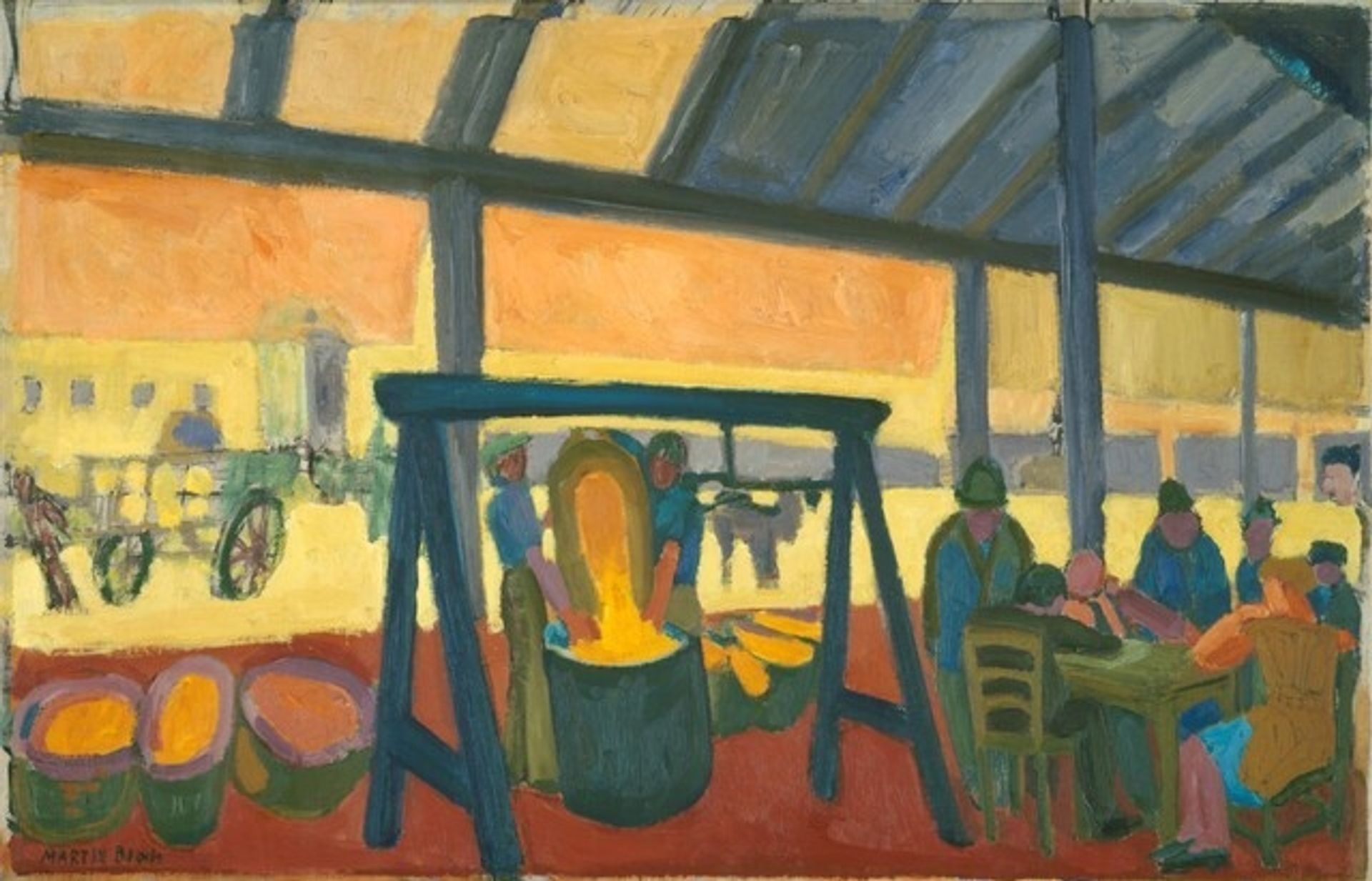The Cocoon Market at Mantua by Martin Bloch