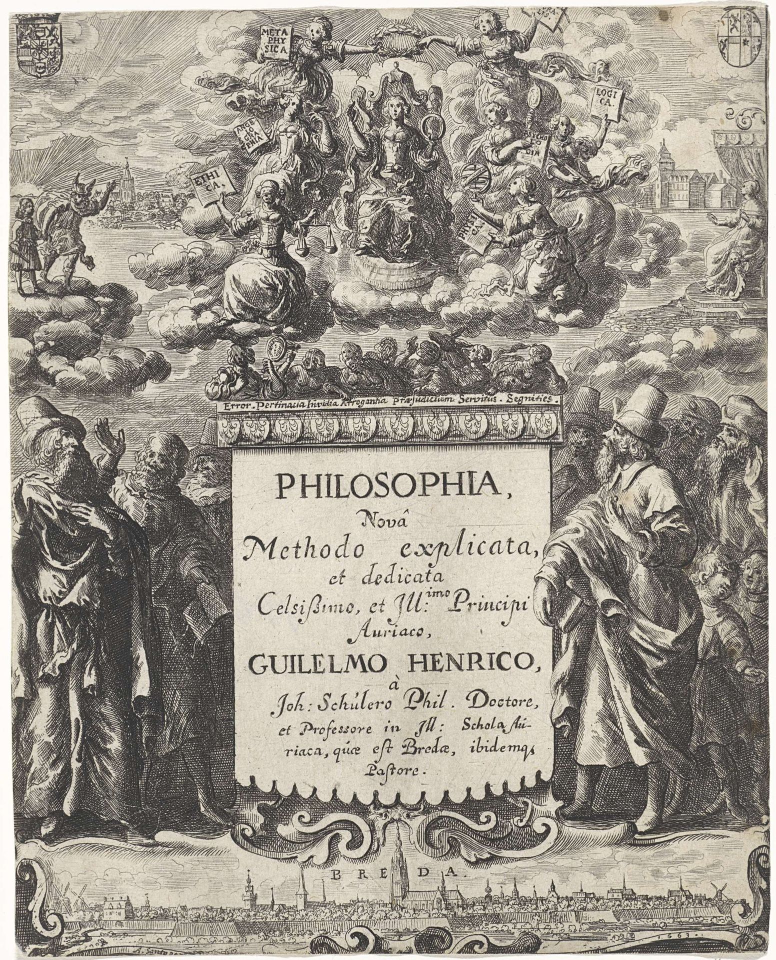Allegorie op de filosofie by Abraham Dircksz. Santvoort