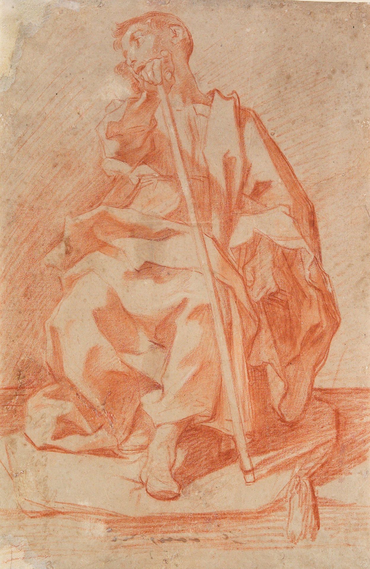 Study of a Seated Youth by Ferraù Fenzoni