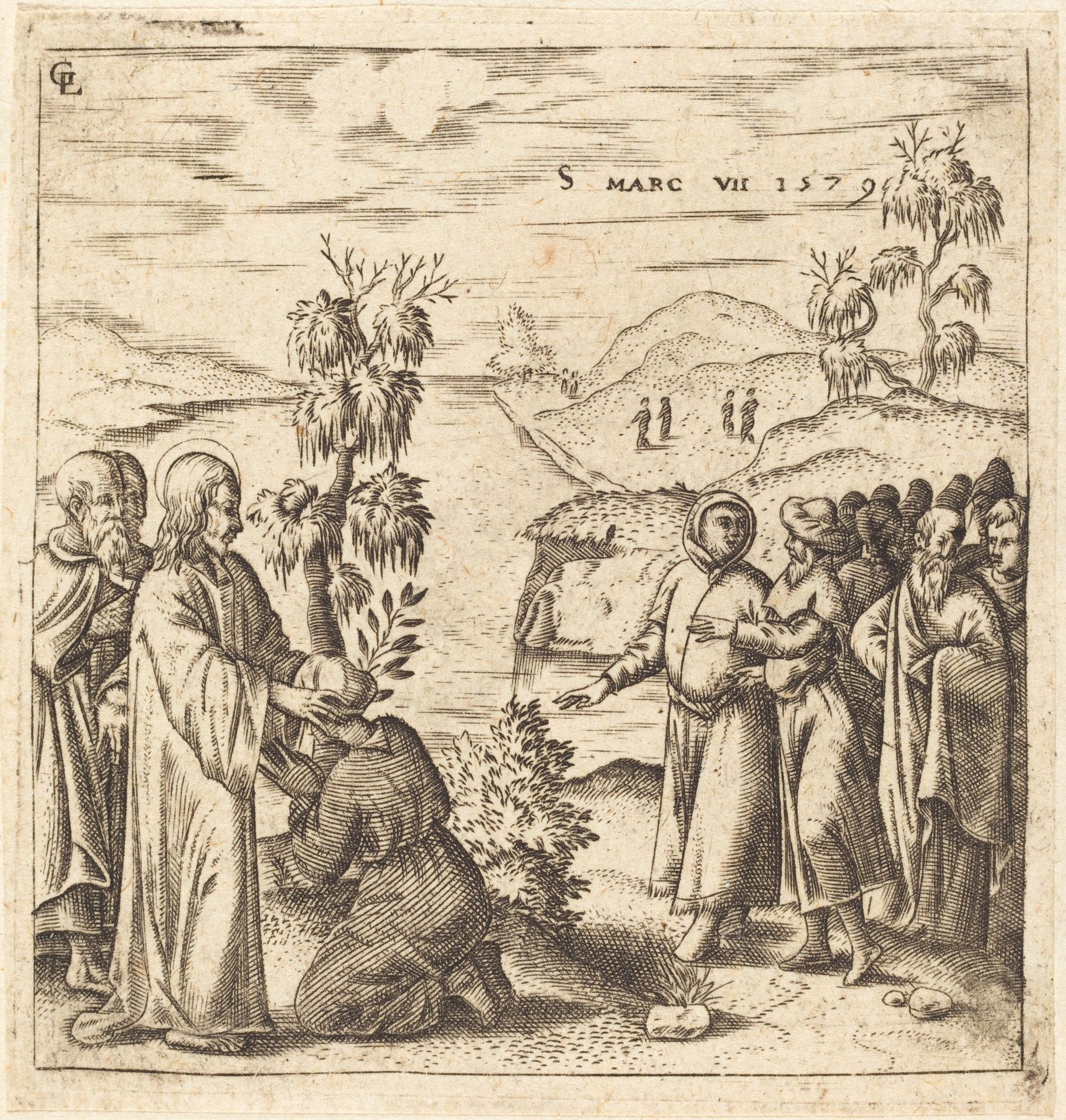 Christ Healing a Deaf Man by Léonard Gaultier