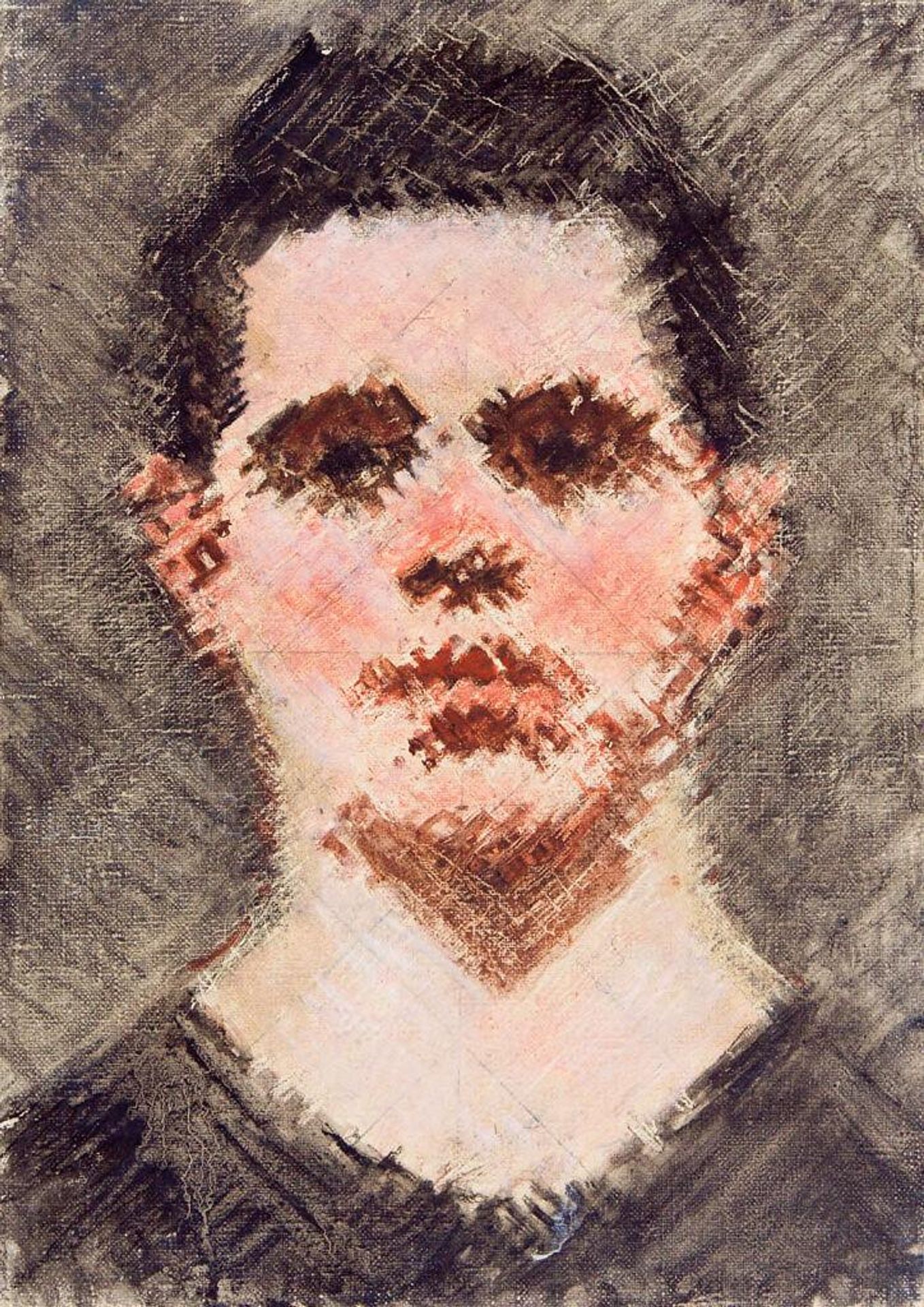 Portrait of a Young Man in Black Shirt by Denman Waldo Ross