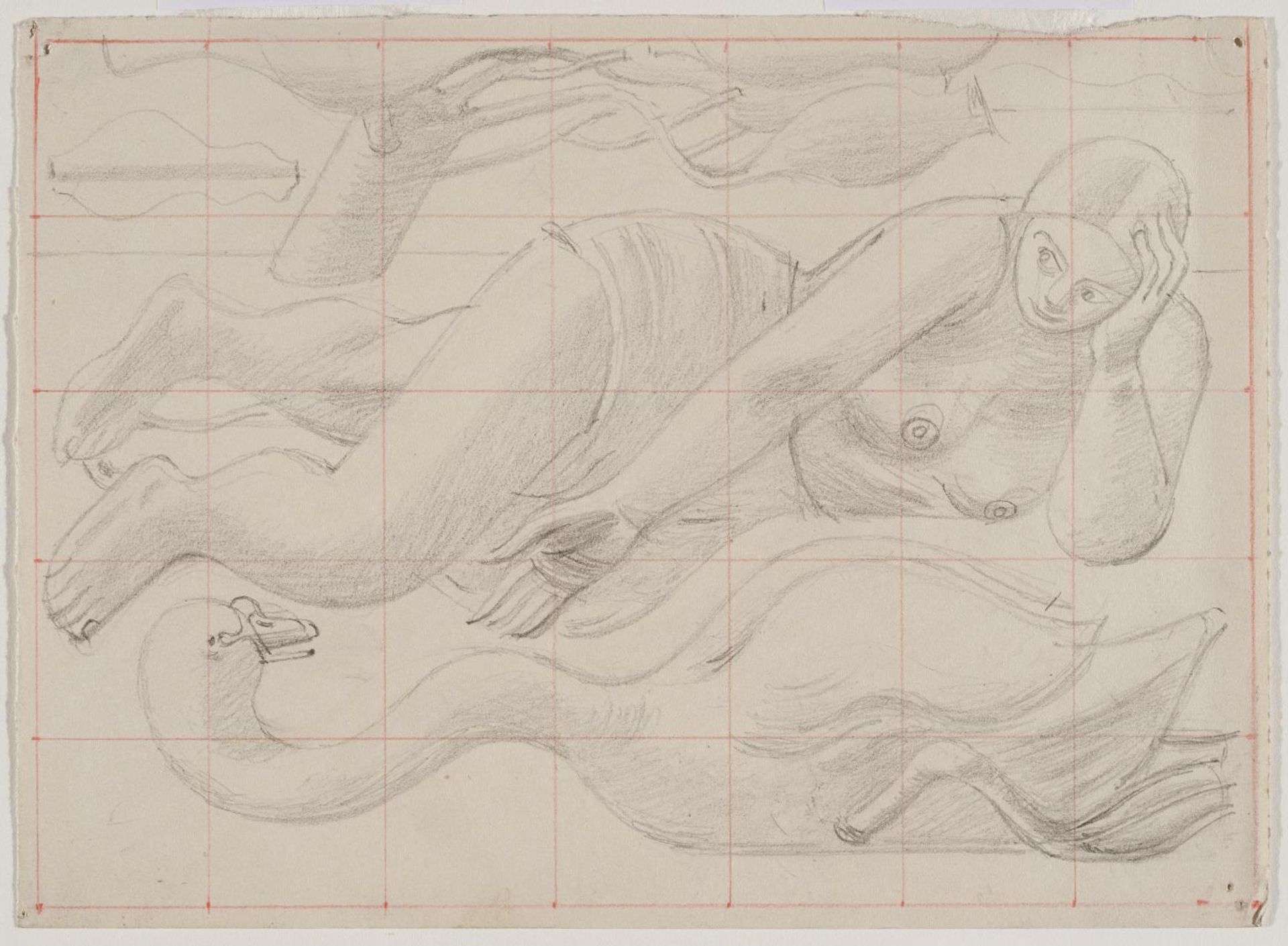 Study for ‘Leda and the Swan’ by  William Roberts