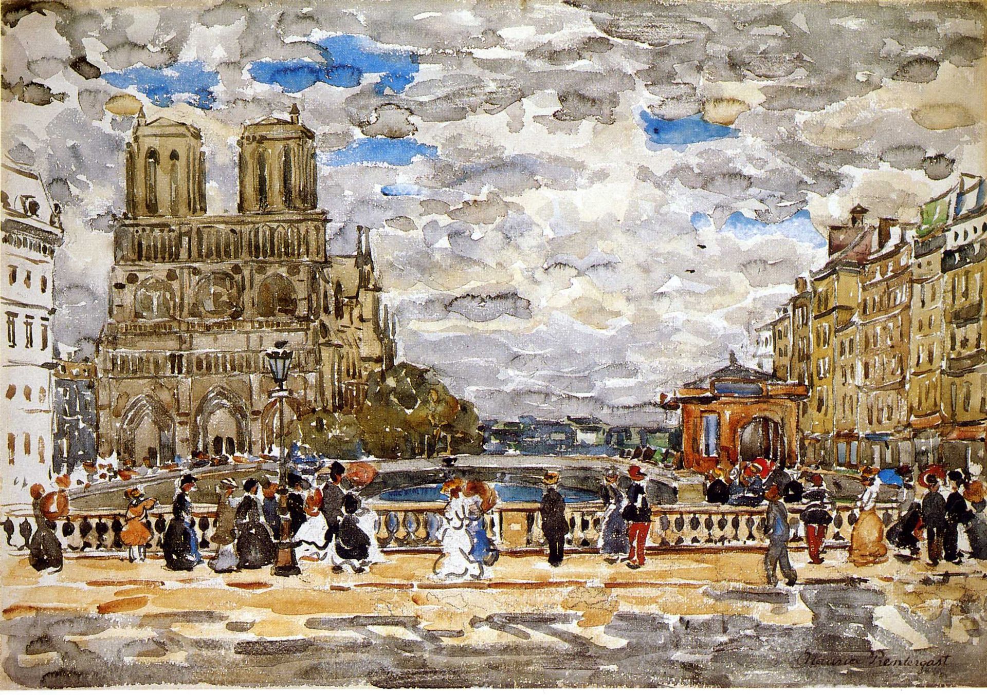 Notre Dame by Maurice Prendergast