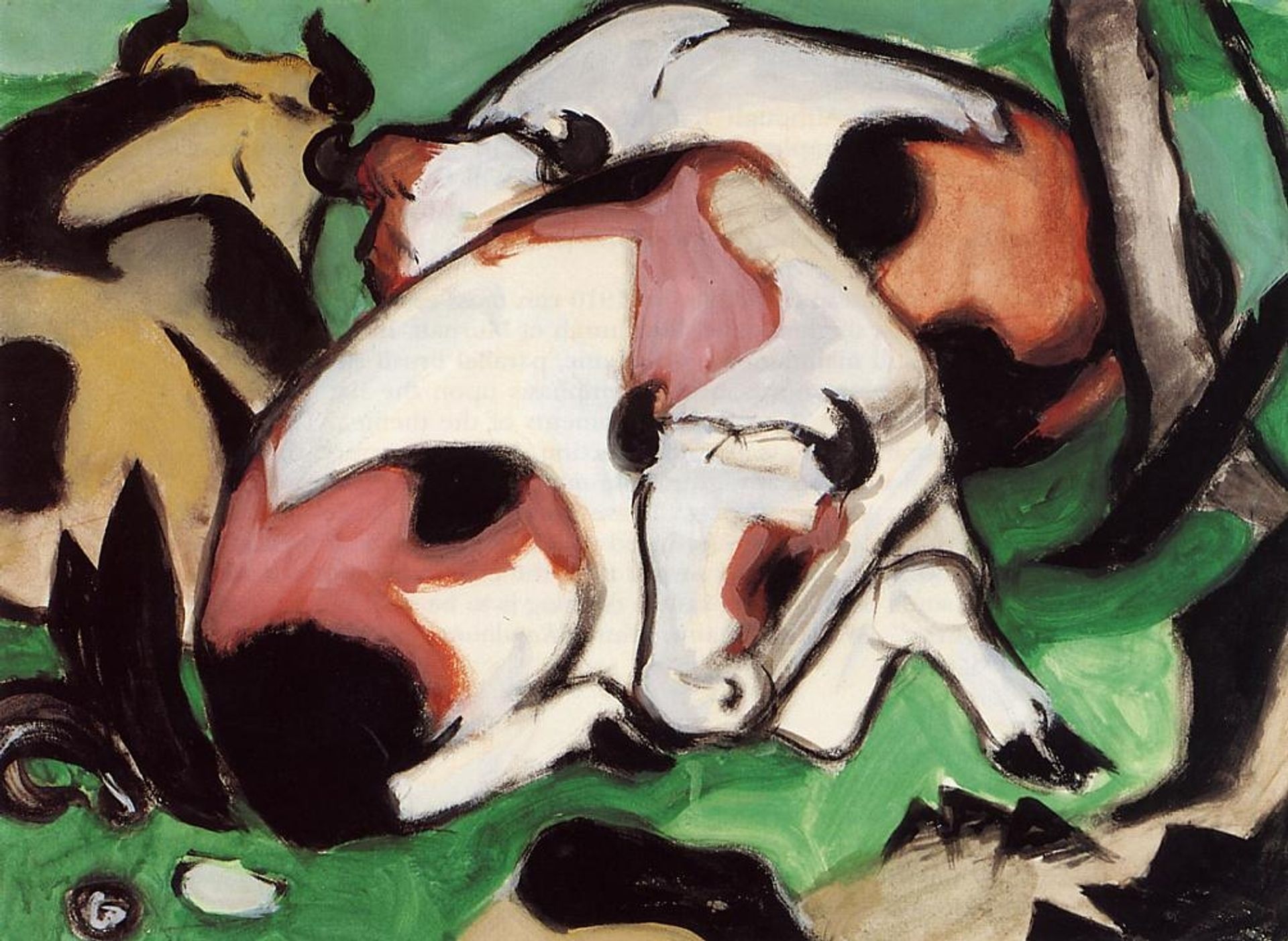 Resting Cows by Franz Marc