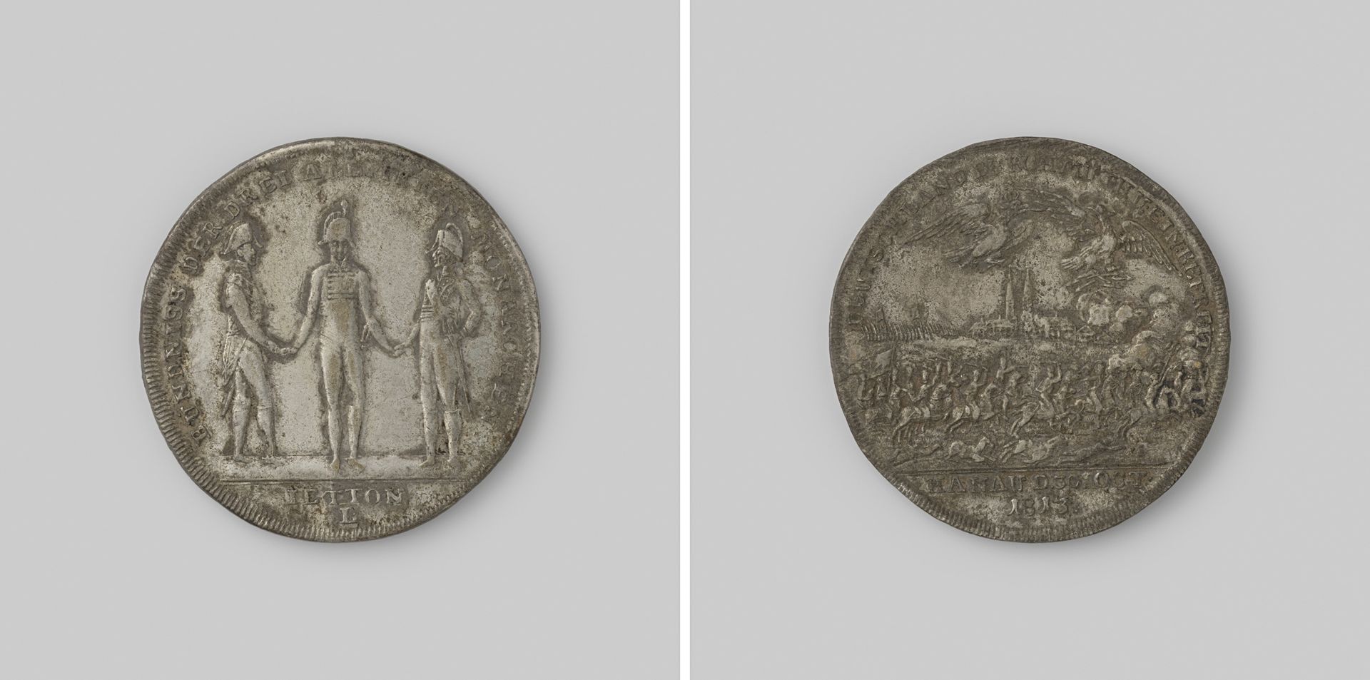 Slag bij Hanau 1813 by Johann Thomas Stettner