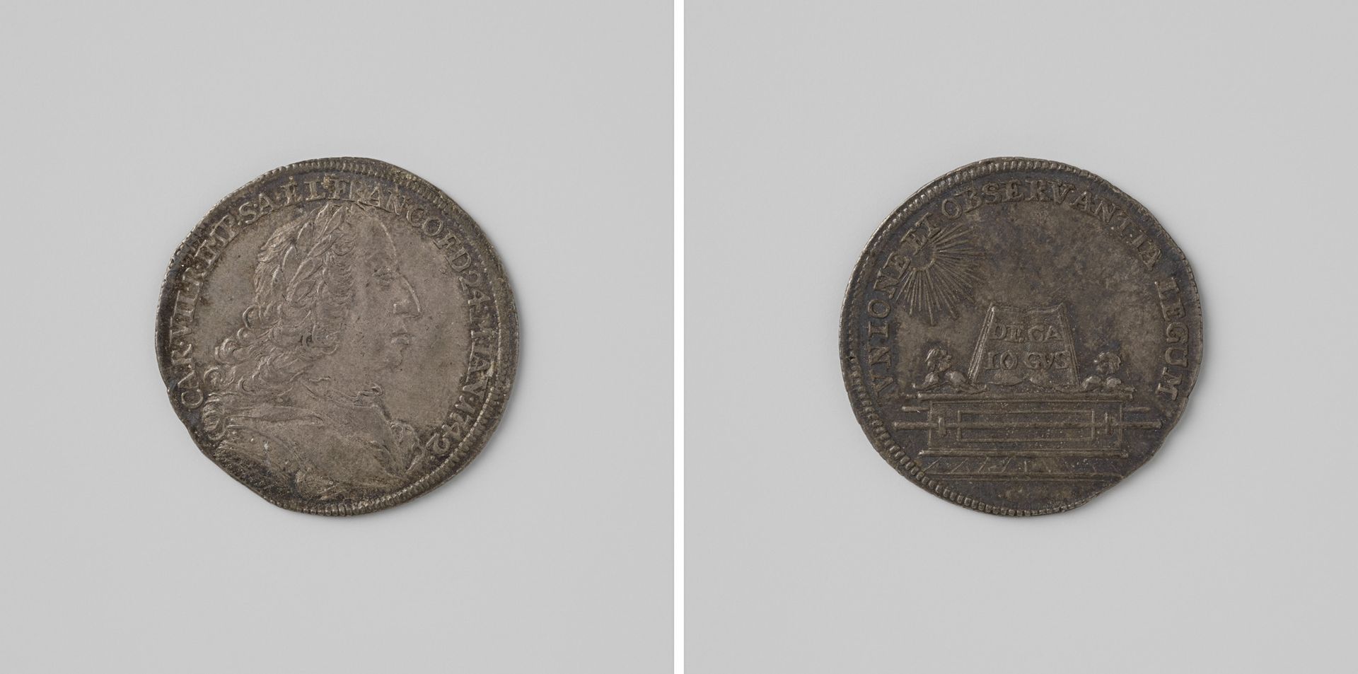 Karel VII tot Duits keizer gekroond te Frankfurt by Anonymous