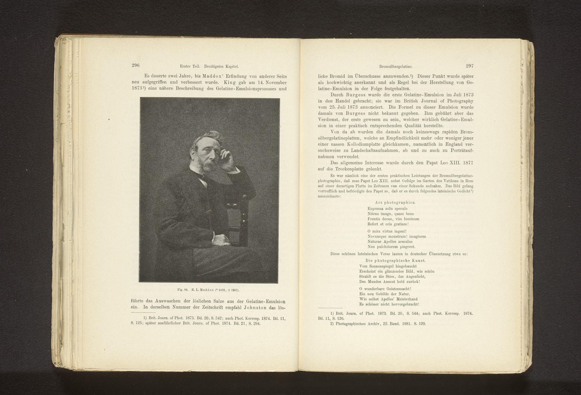 Portret van Richard Leach Maddox by Anonymous
