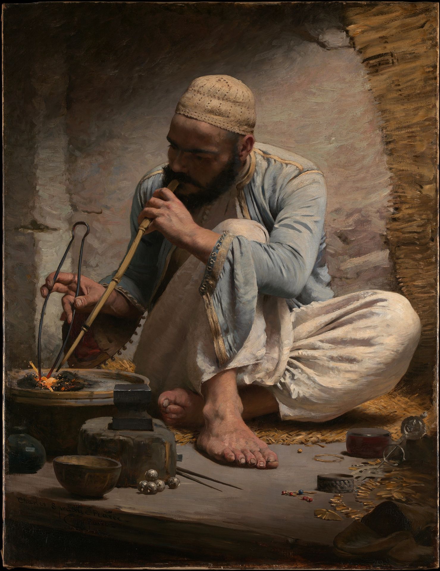 The Arab Jeweller by Charles Sprague Pearce