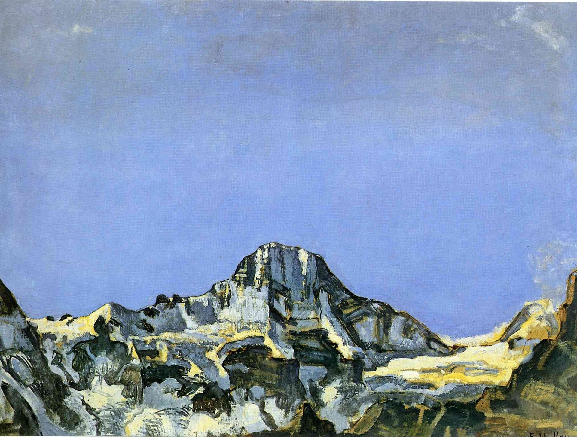 The Breithorn by Ferdinand Hodler