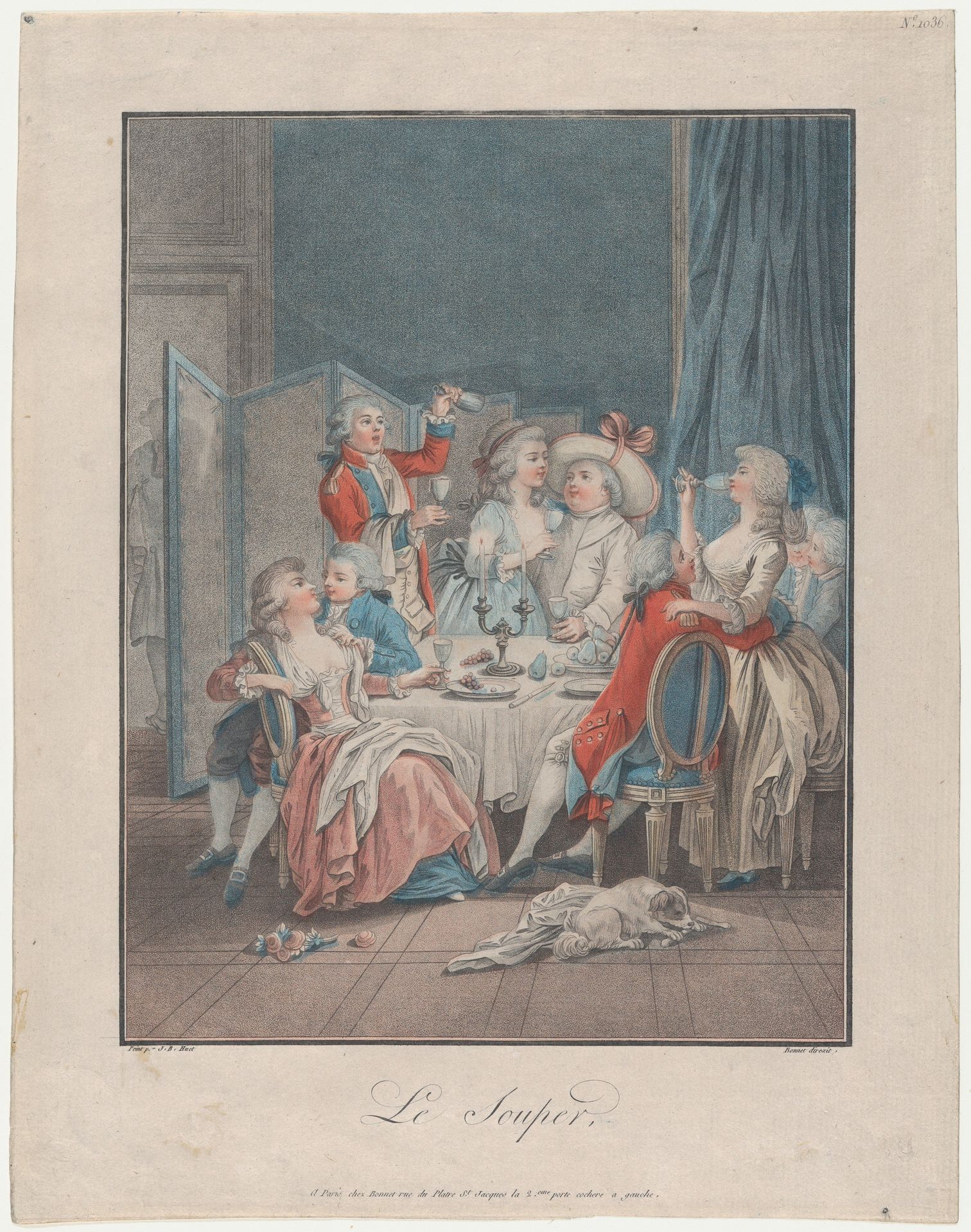 The Supper by Louis Marin Bonnet